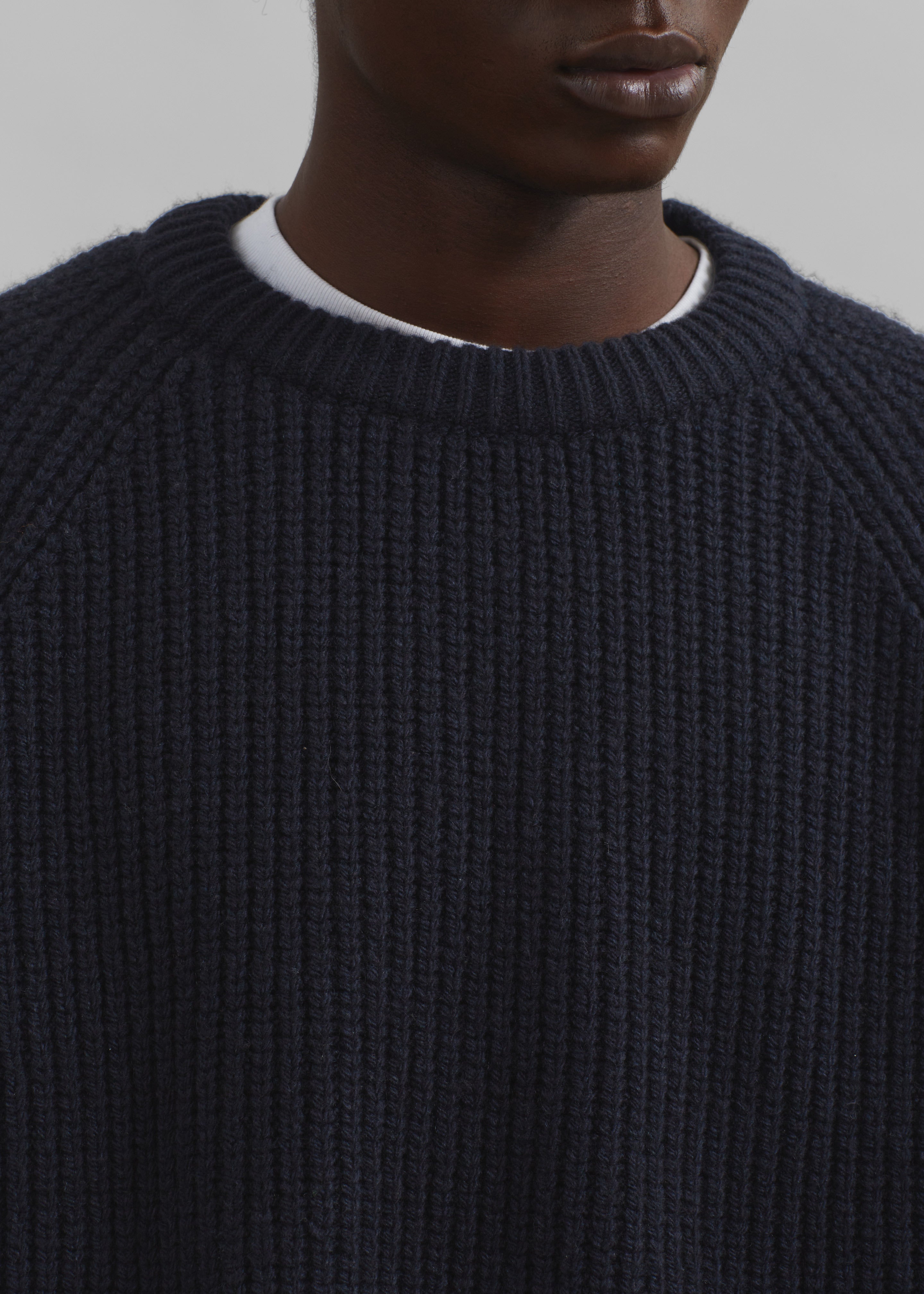 Carter Crew Neck Sweater - Navy - 6