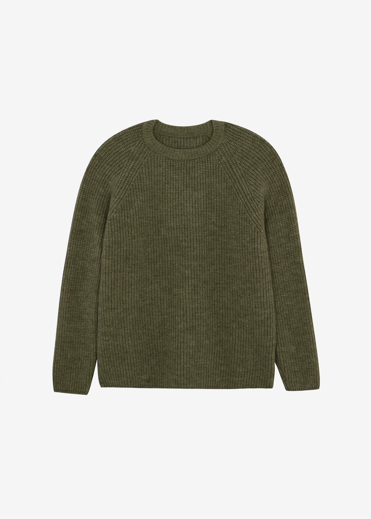 Carter Crew Neck Sweater - Olive - 6