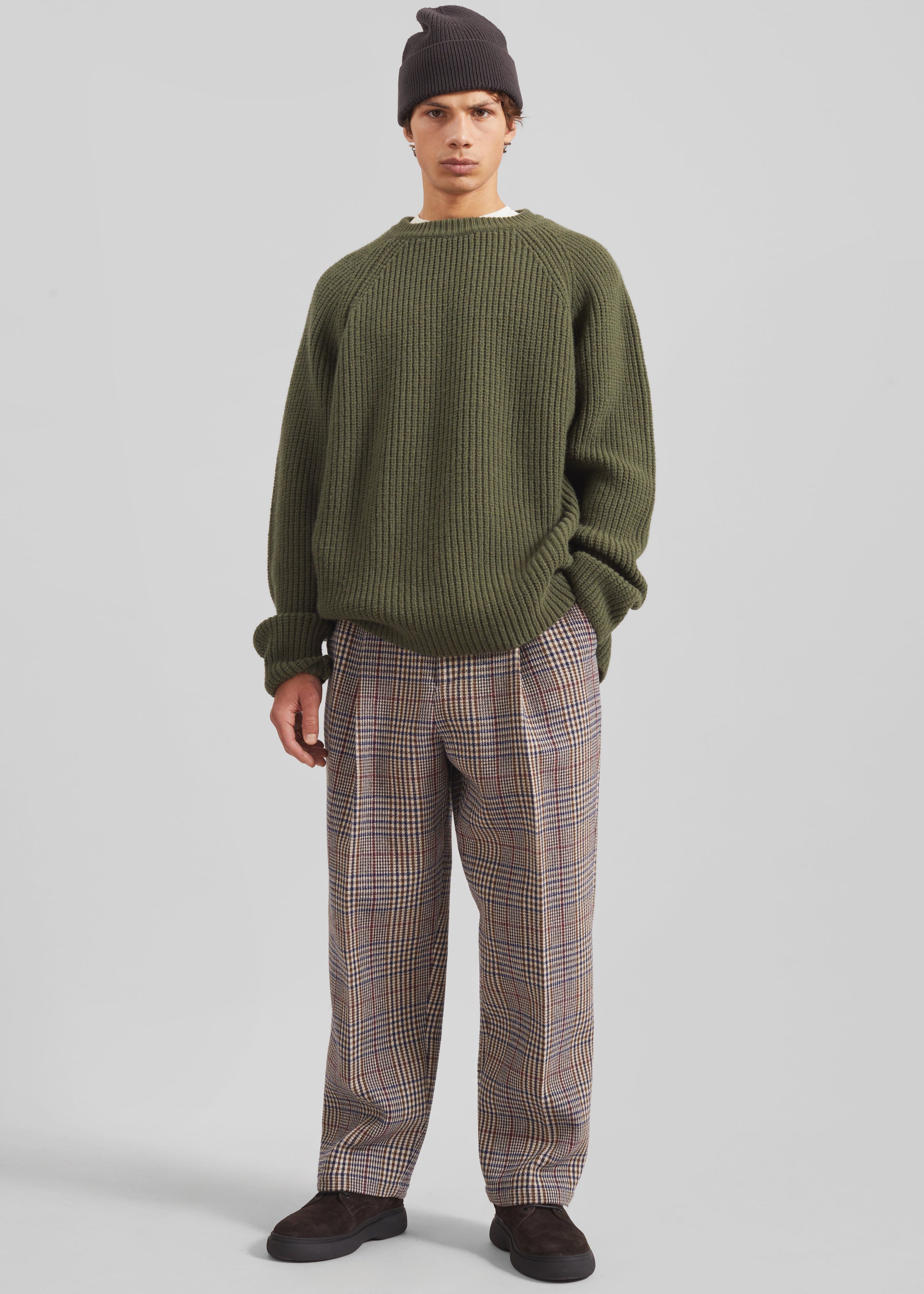 Shop the look image for Carter Crewneck Sweater - Olive