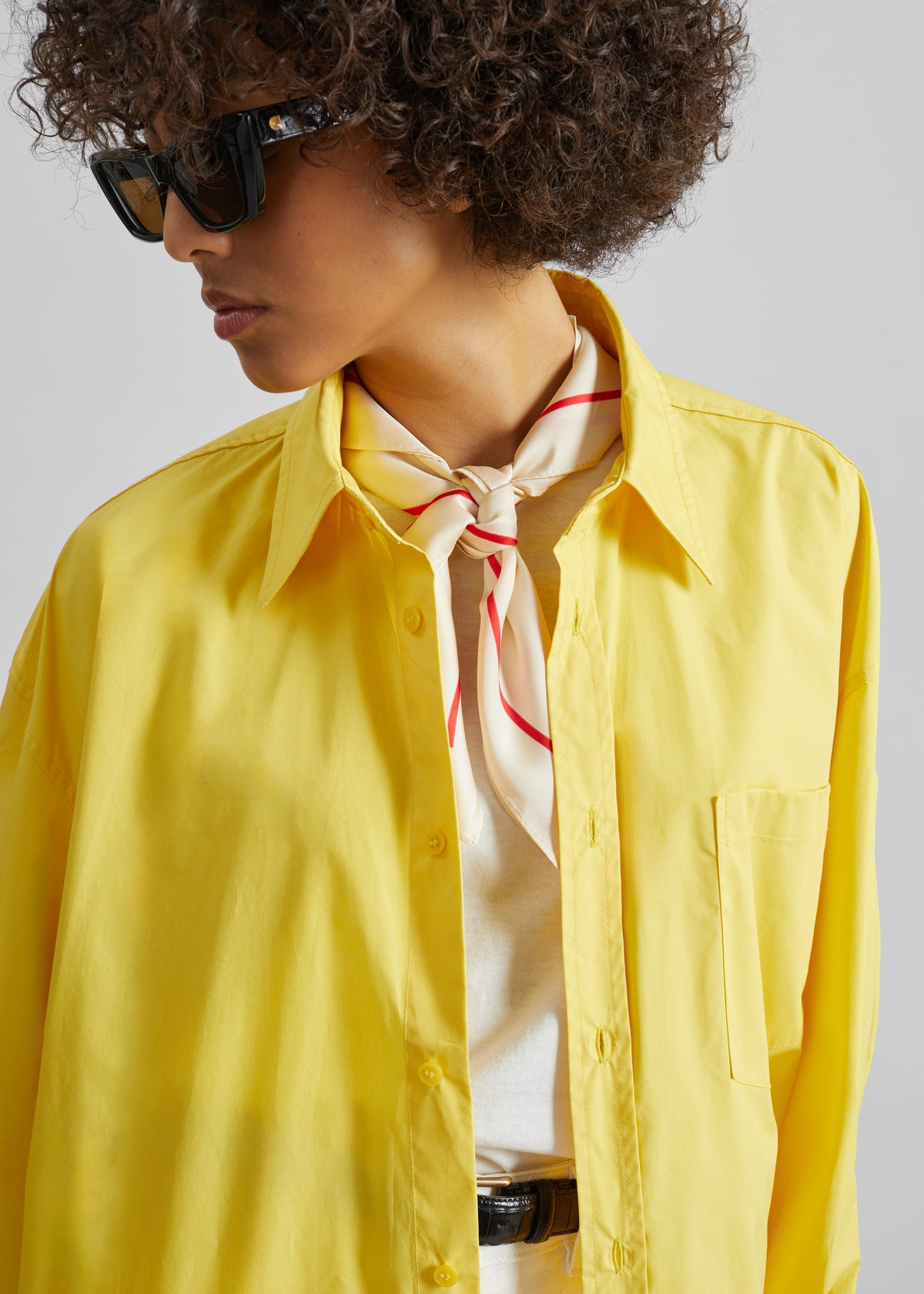 Cascais Oversized Shirt - Yellow - 7