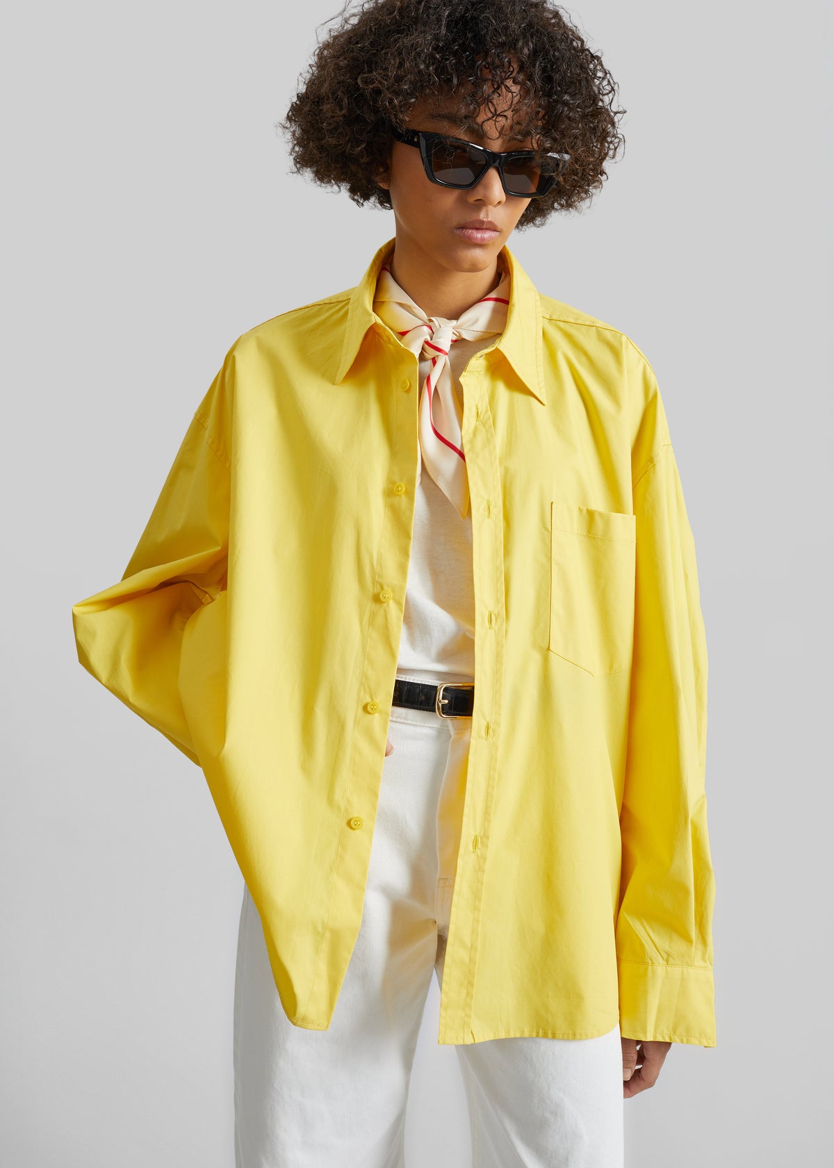 Cascais Oversized Shirt - Yellow - 3
