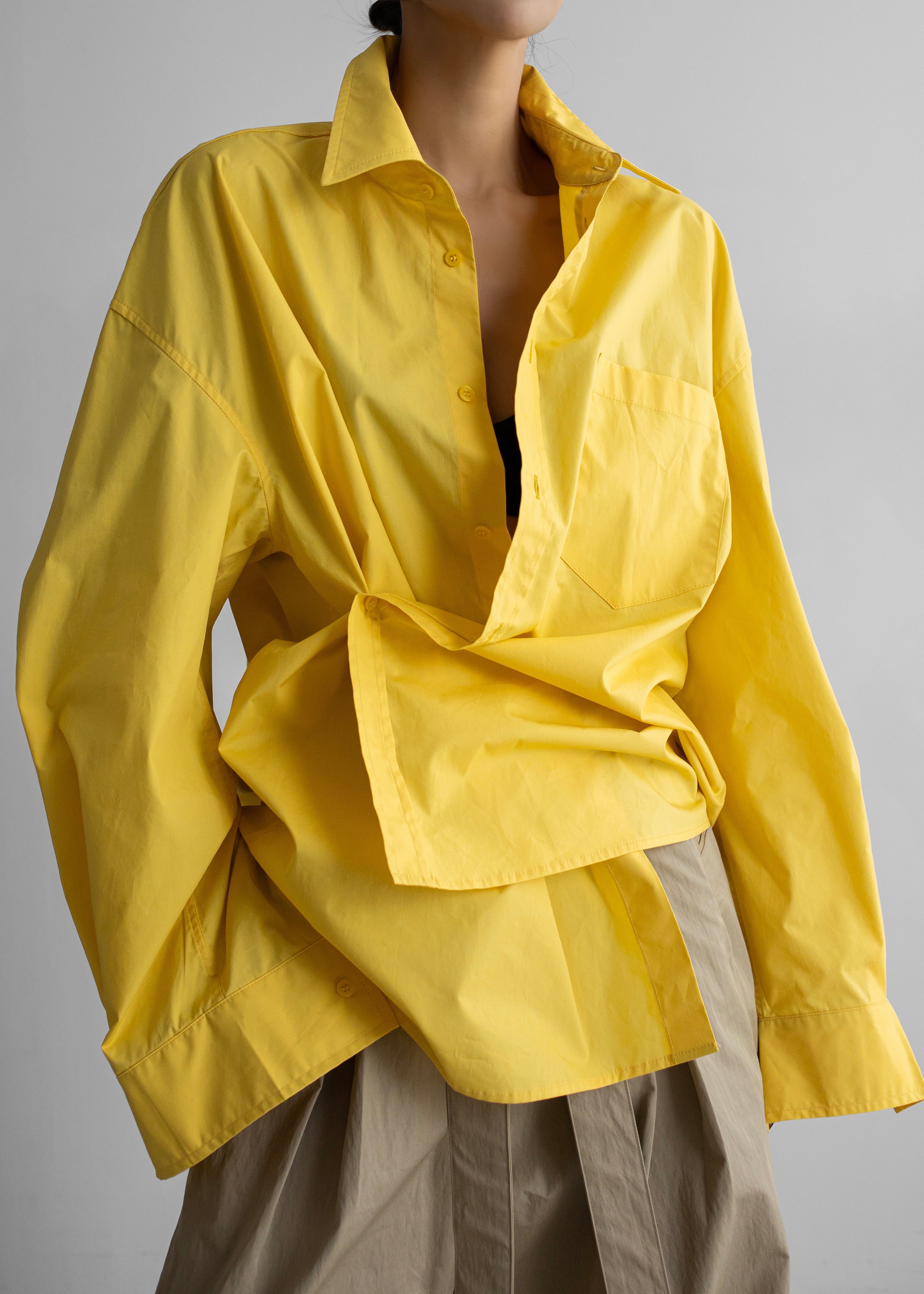 Cascais Oversized Shirt - Yellow - 1