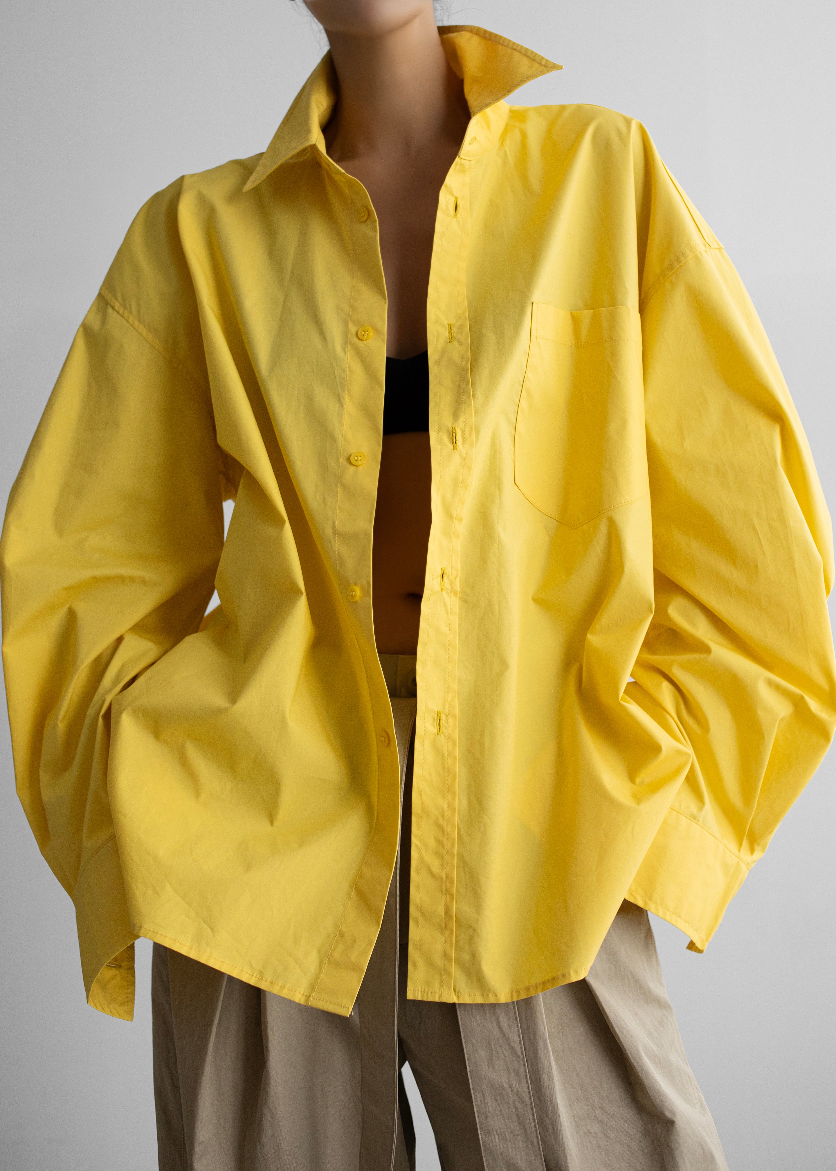 Cascais Oversized Shirt - Yellow - 4