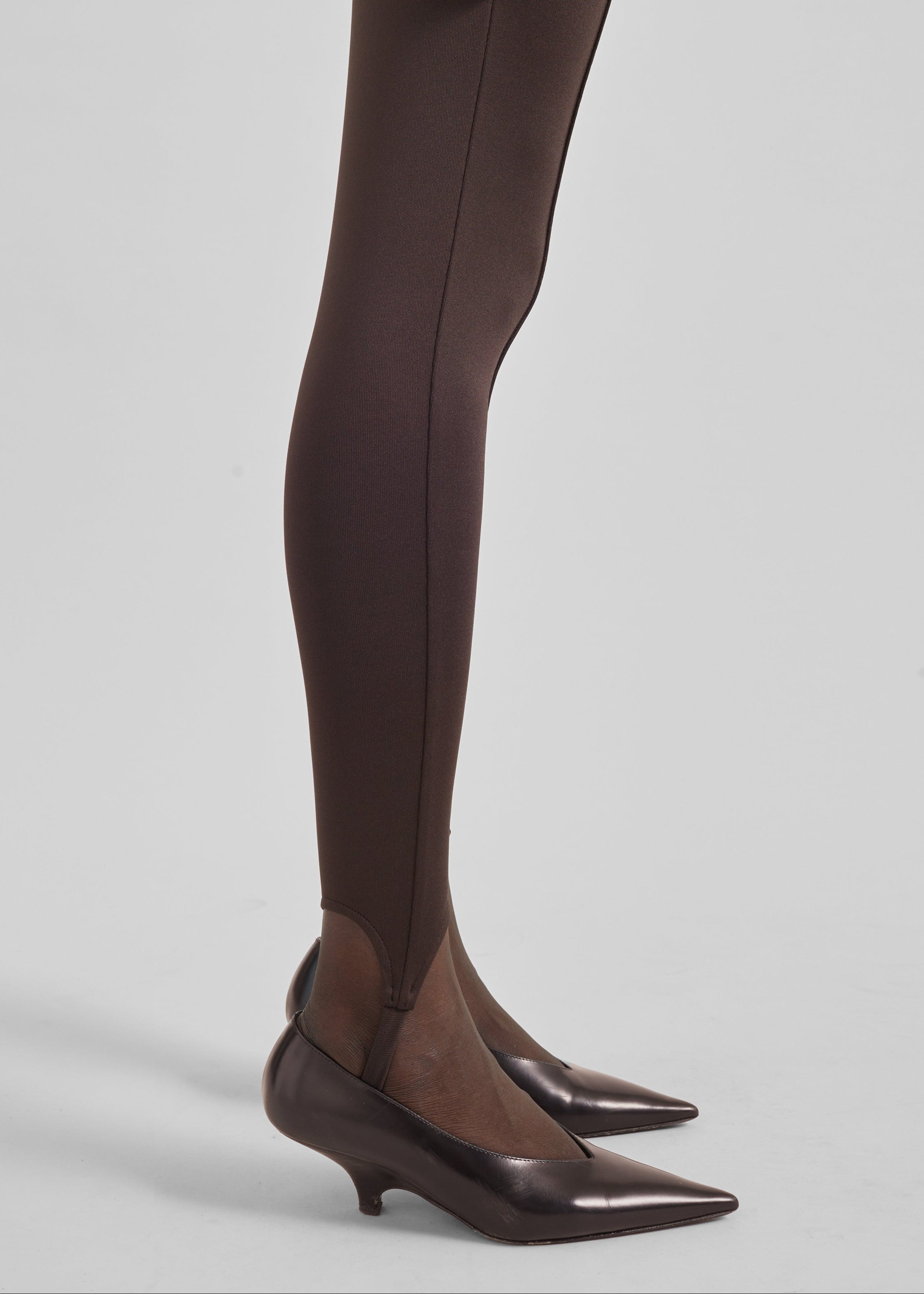 Caserta Stirrup Leggings - Brown - 5