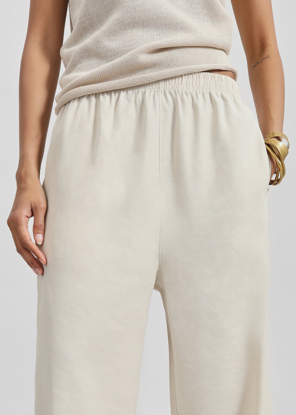 Cavert Linen Pants - Sand - 3