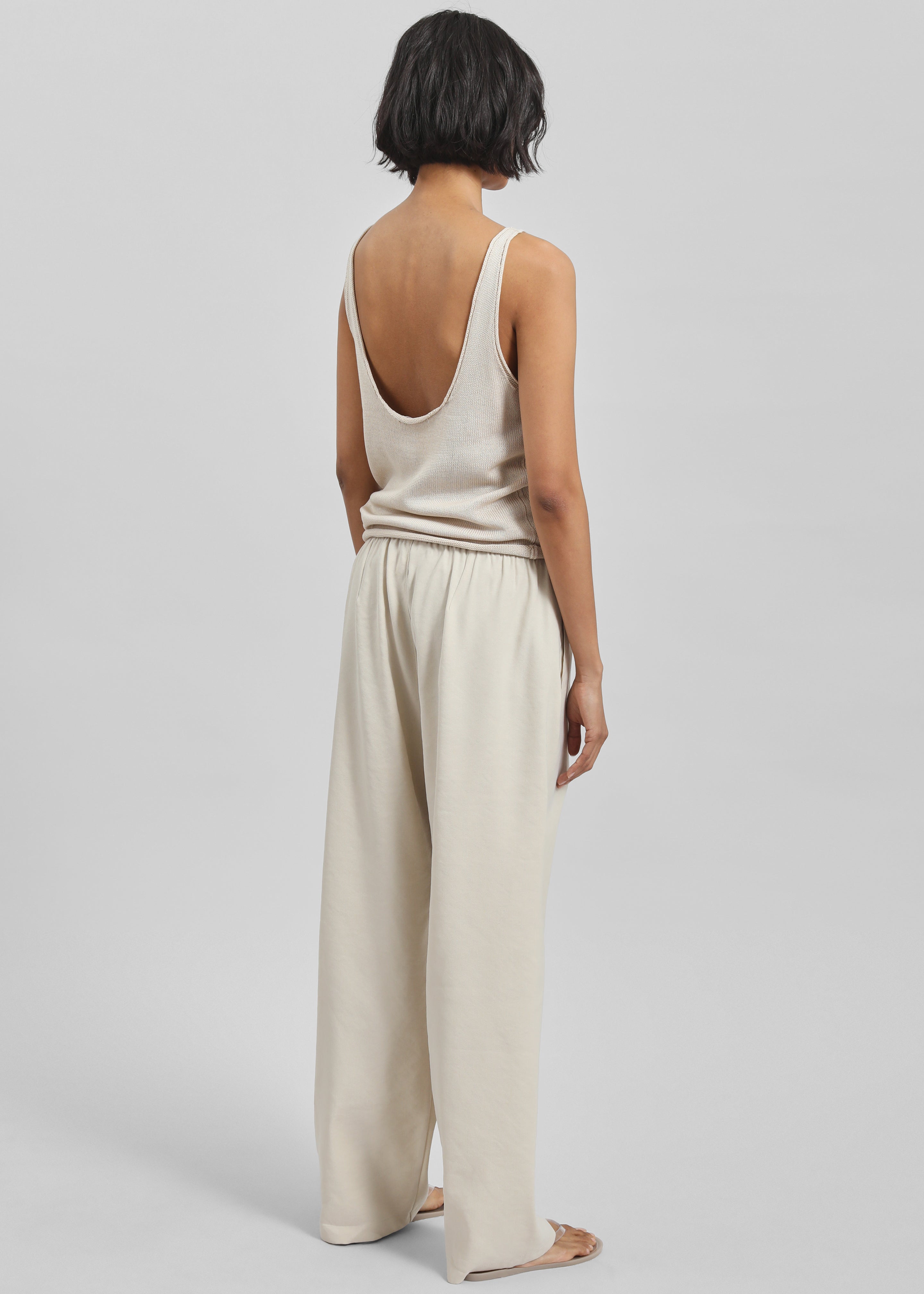 Cavert Linen Pants - Sand - 8