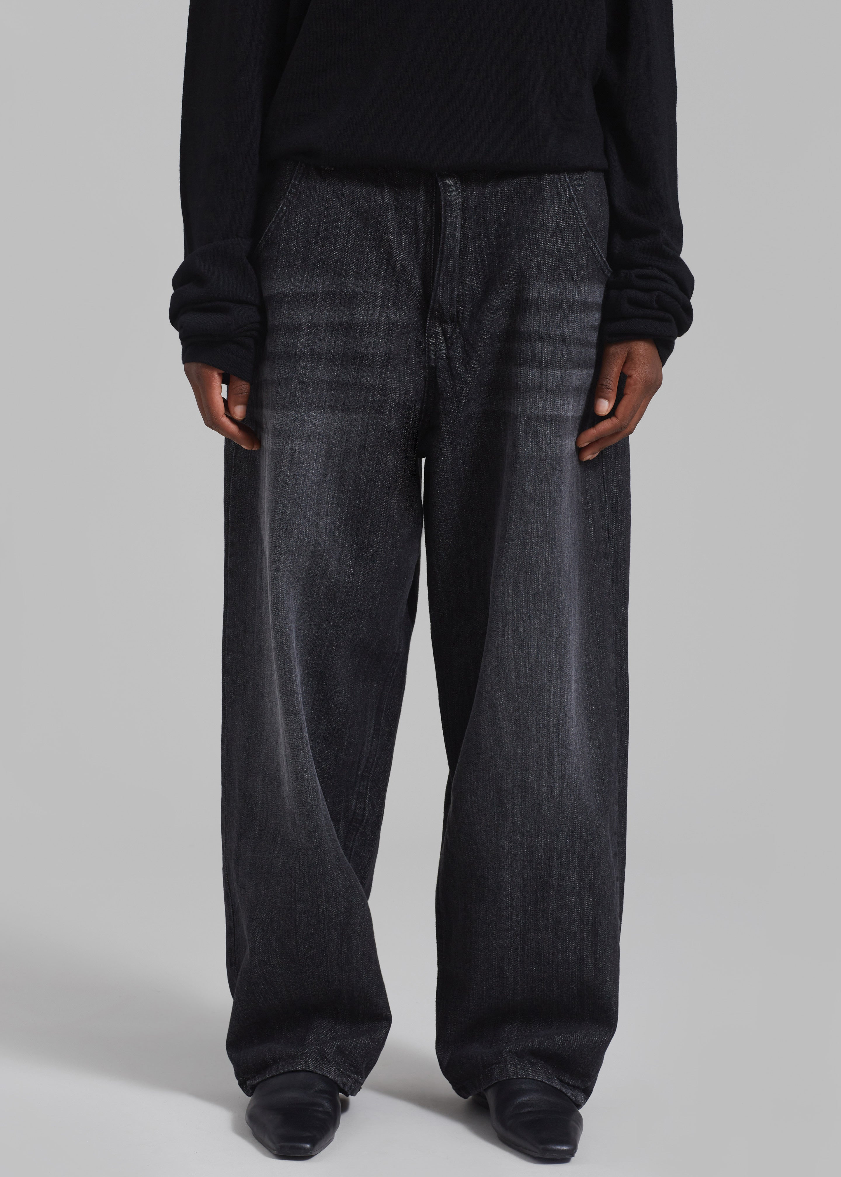 Charleston Oversized Jeans - Grey - 13