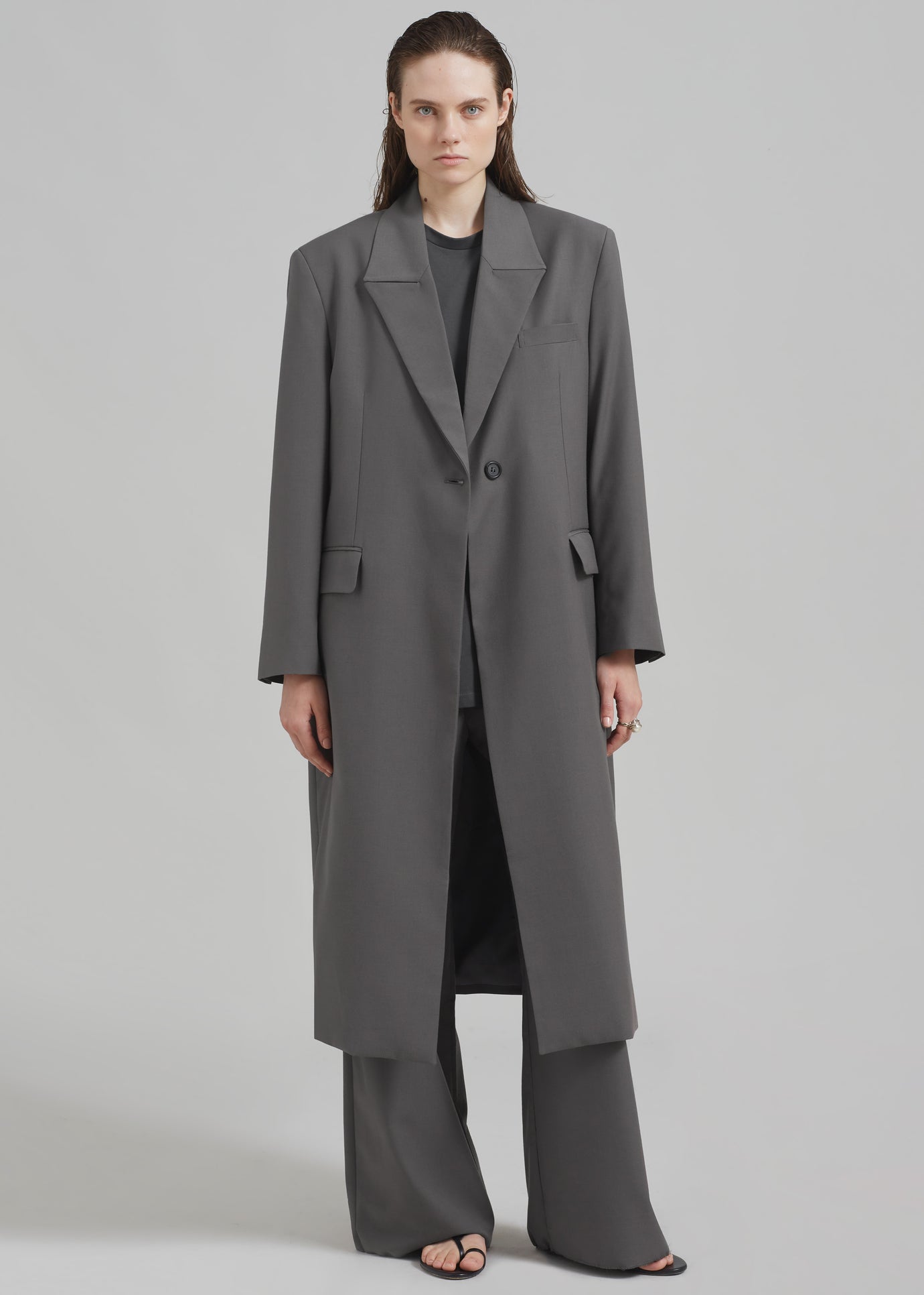 Charlotte Overcoat - Grey