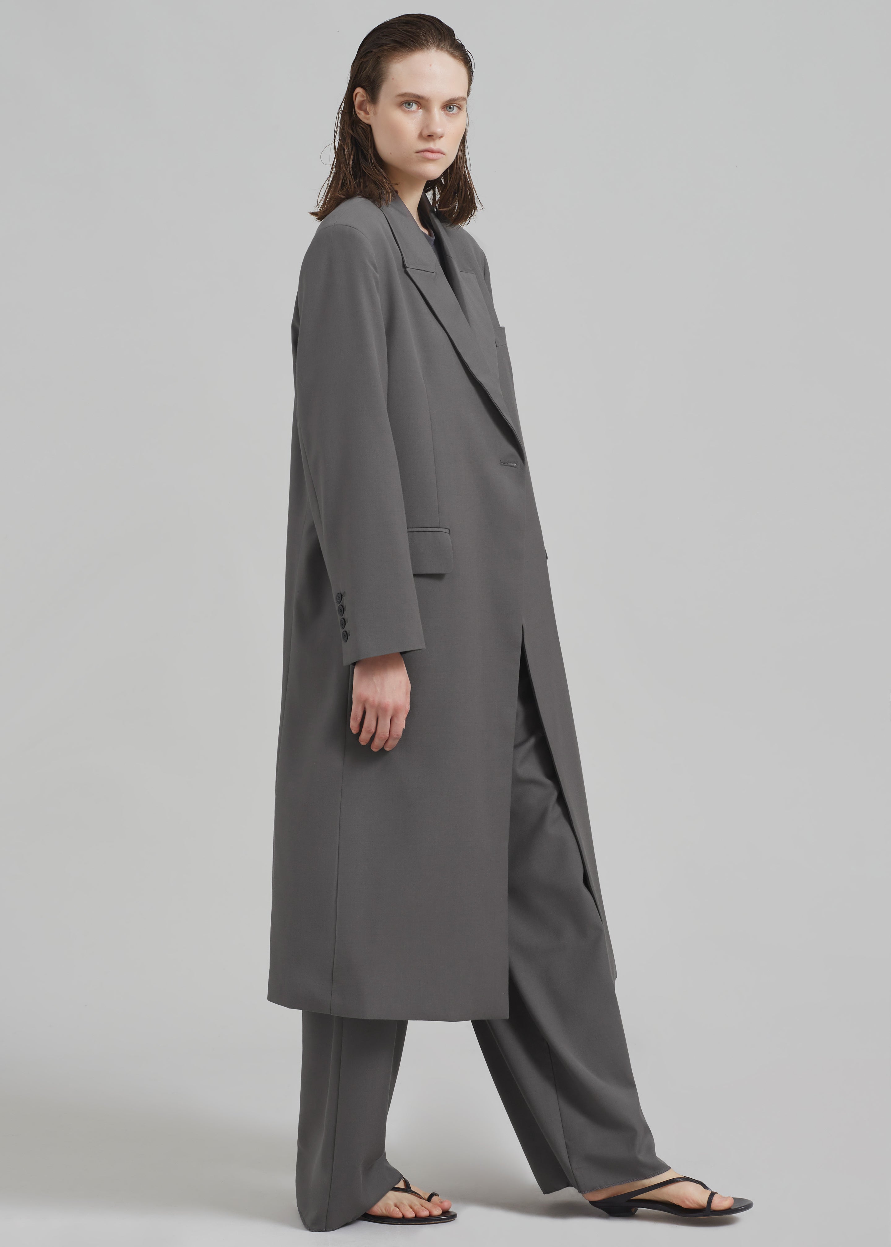 Charlotte Overcoat - Grey - 4