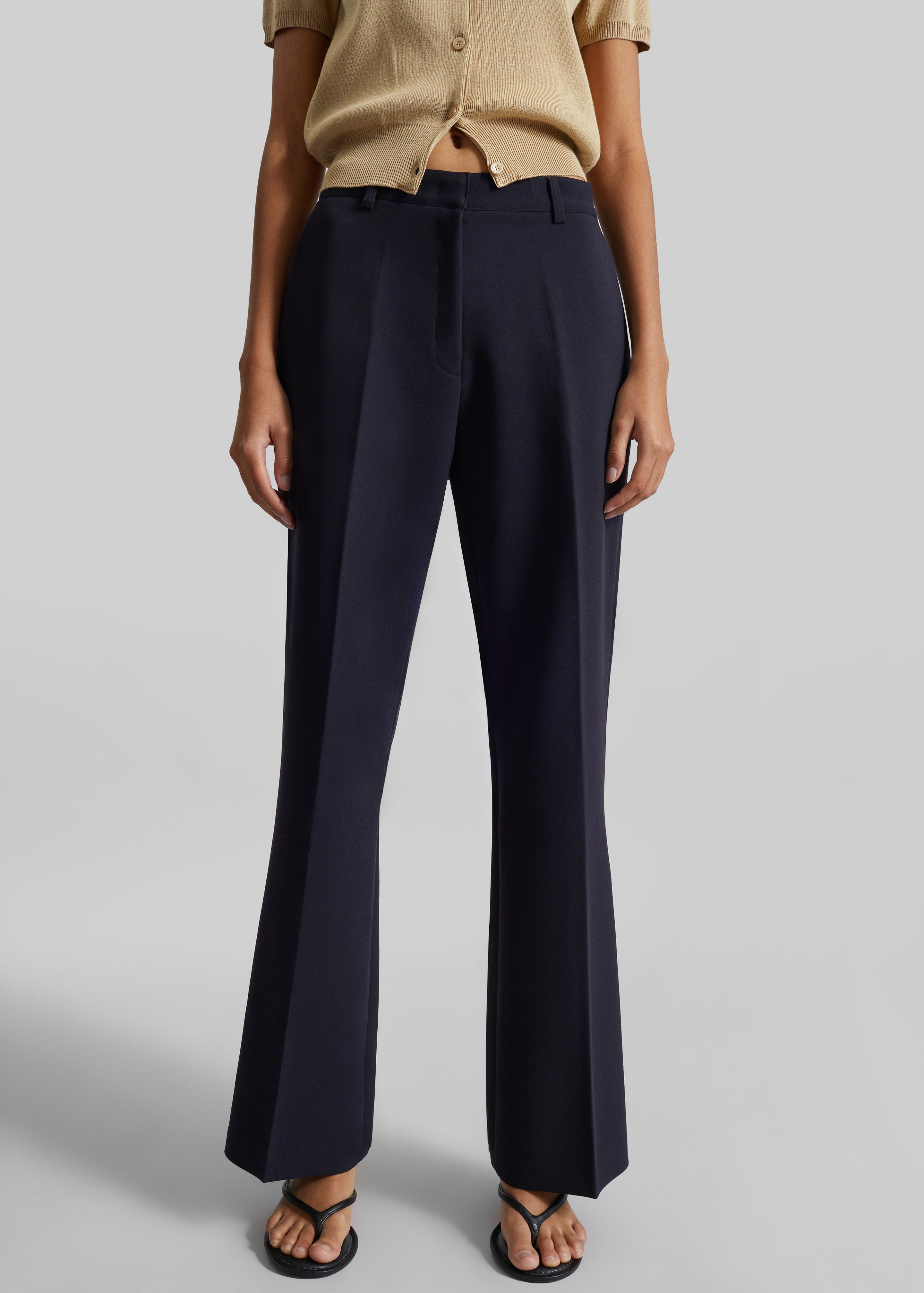 Chesnay Bootcut Pants - Navy - 3
