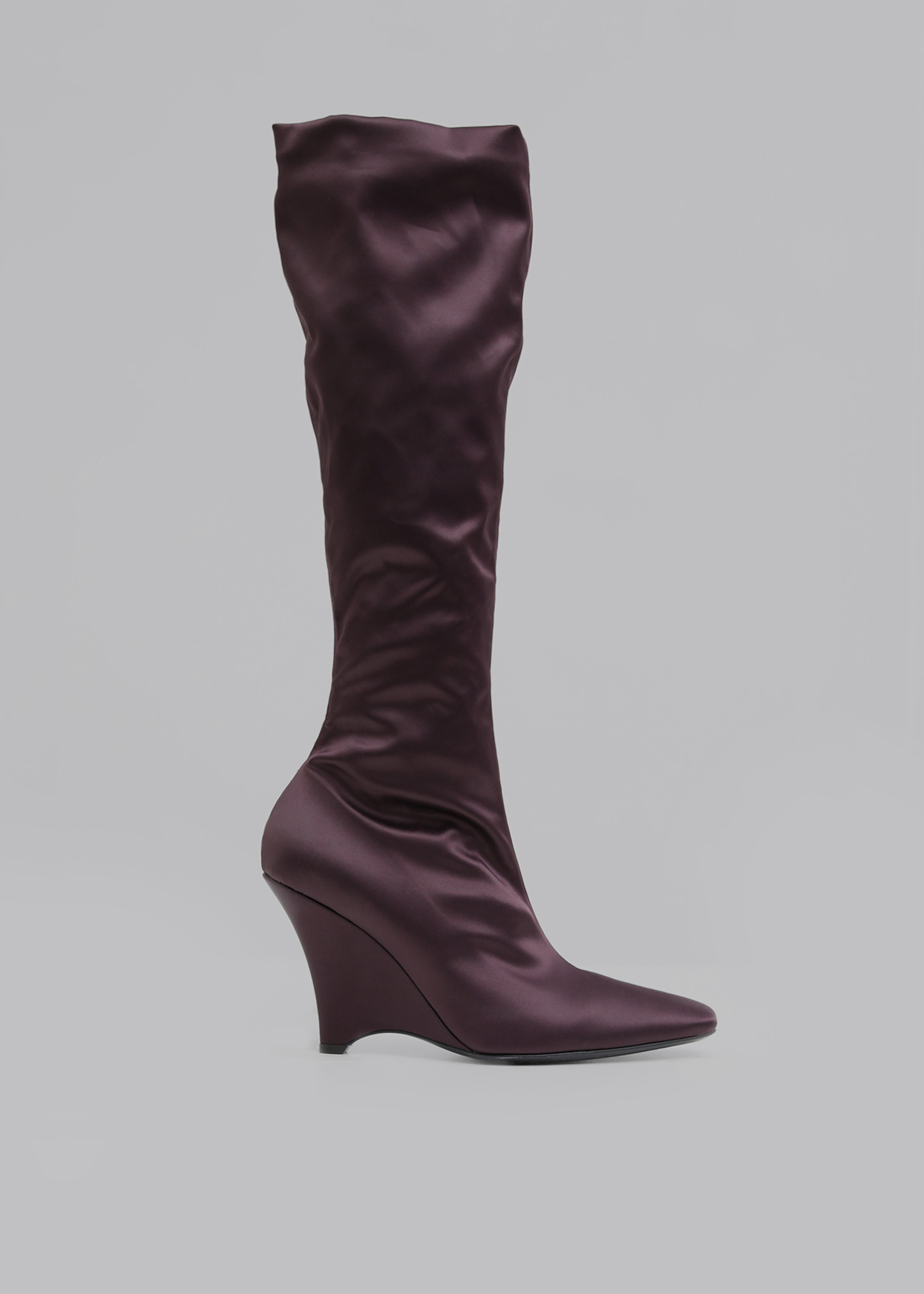 Christopher Esber Avery Knee High Boots - Mahogany - 2