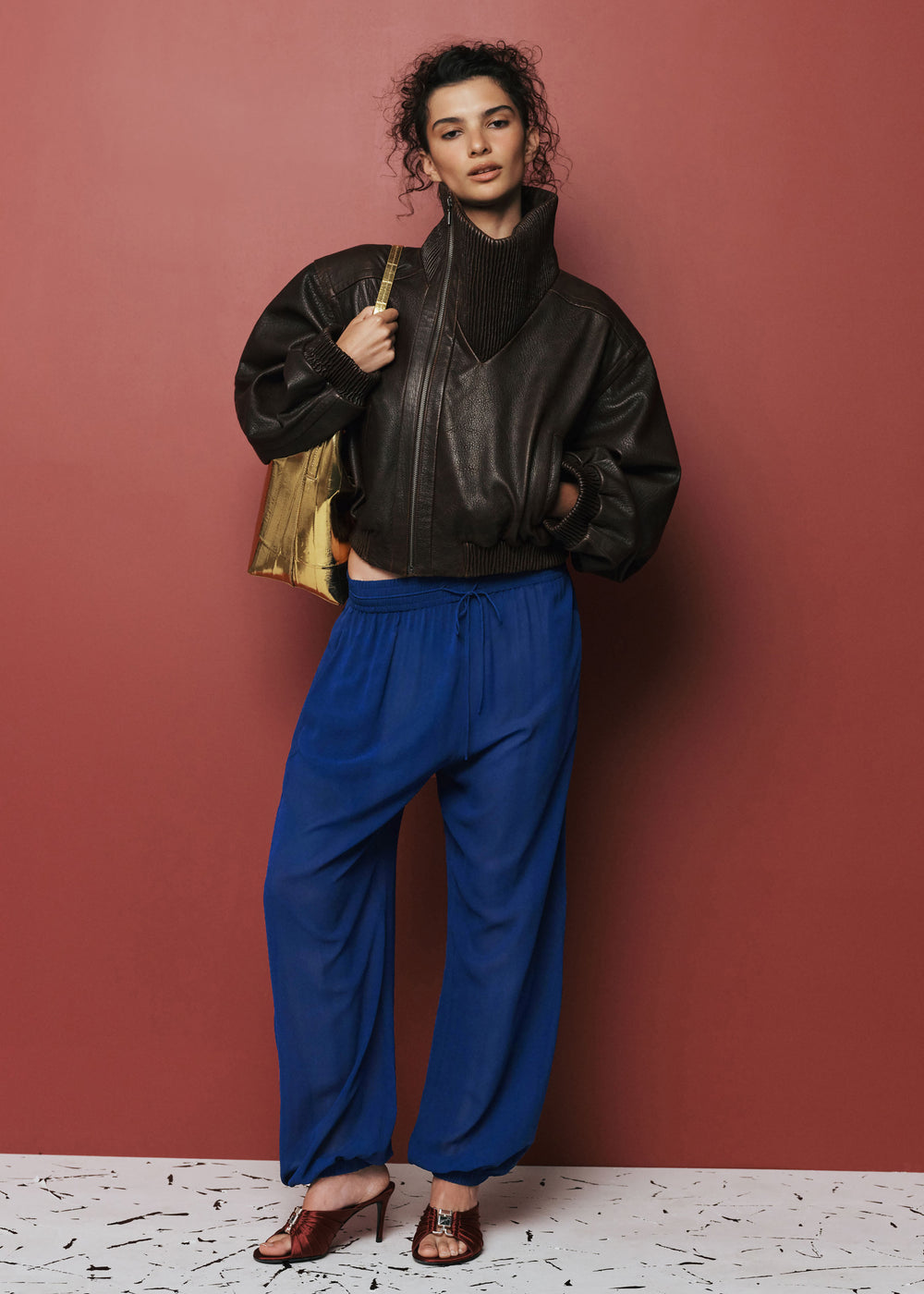Christopher Esber Bennett Silk Pants - Ink - 1