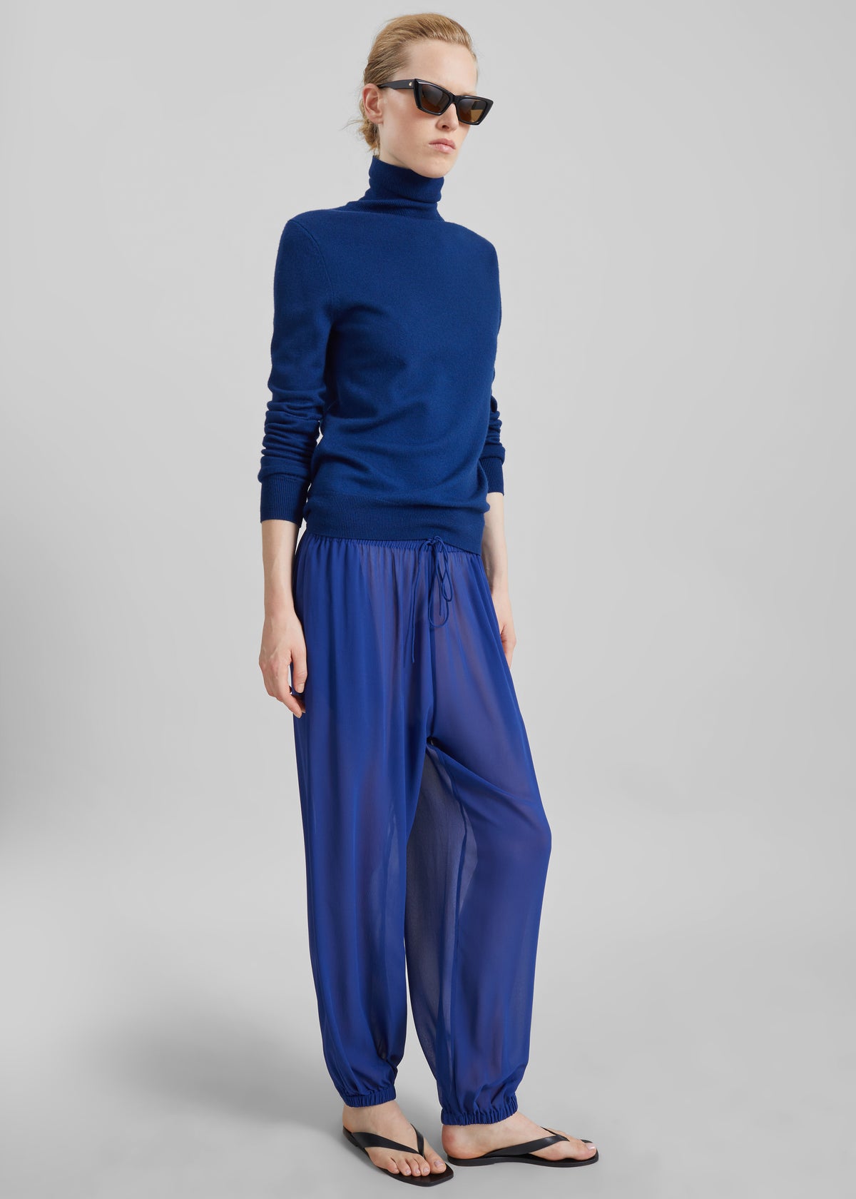 Christopher Esber Bennett Silk Pants - Ink - 5