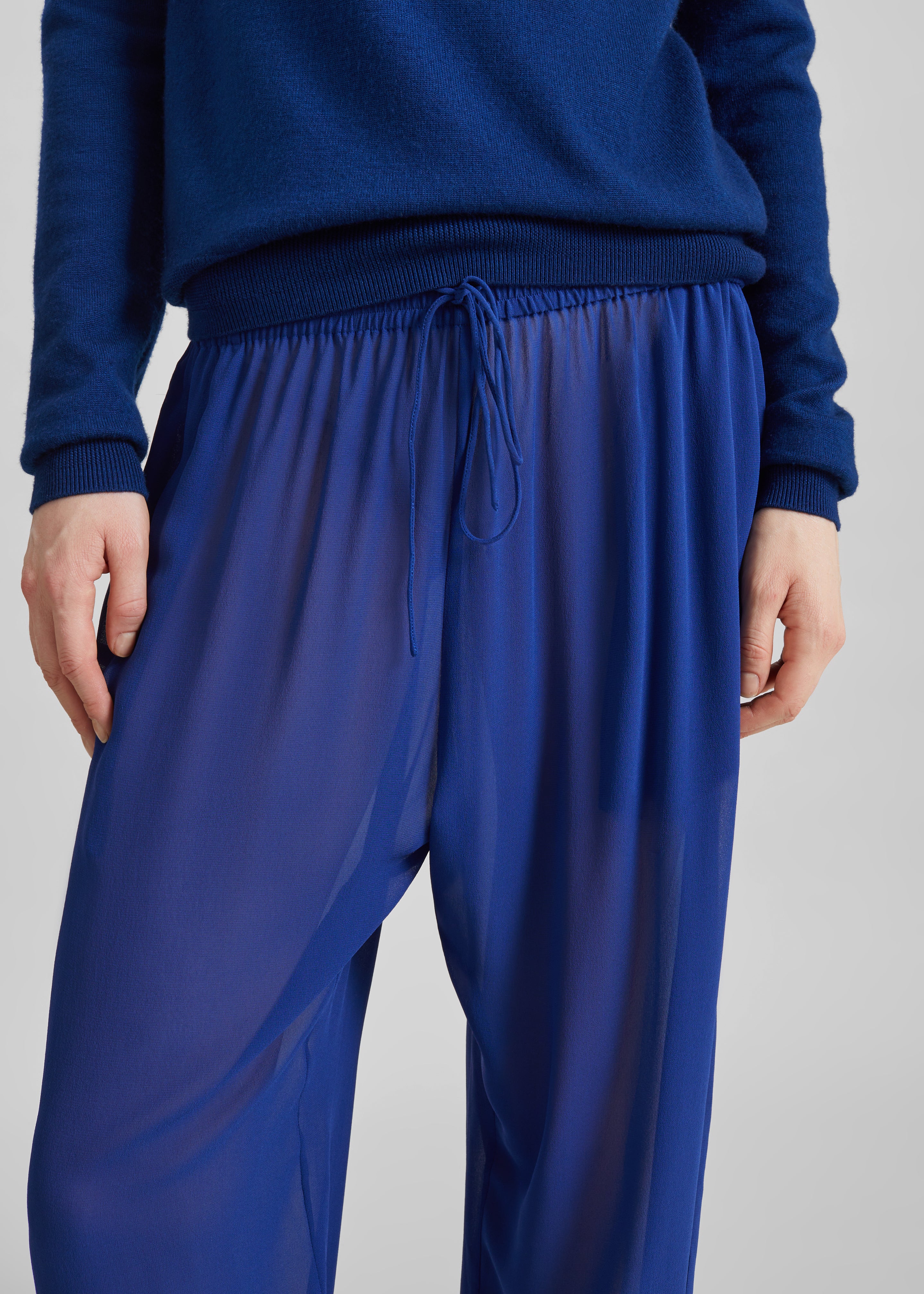 Christopher Esber Bennett Silk Pants - Ink - 3
