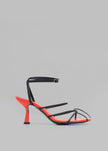 Christopher Esber Blaze Heels - Vermilion/ Black