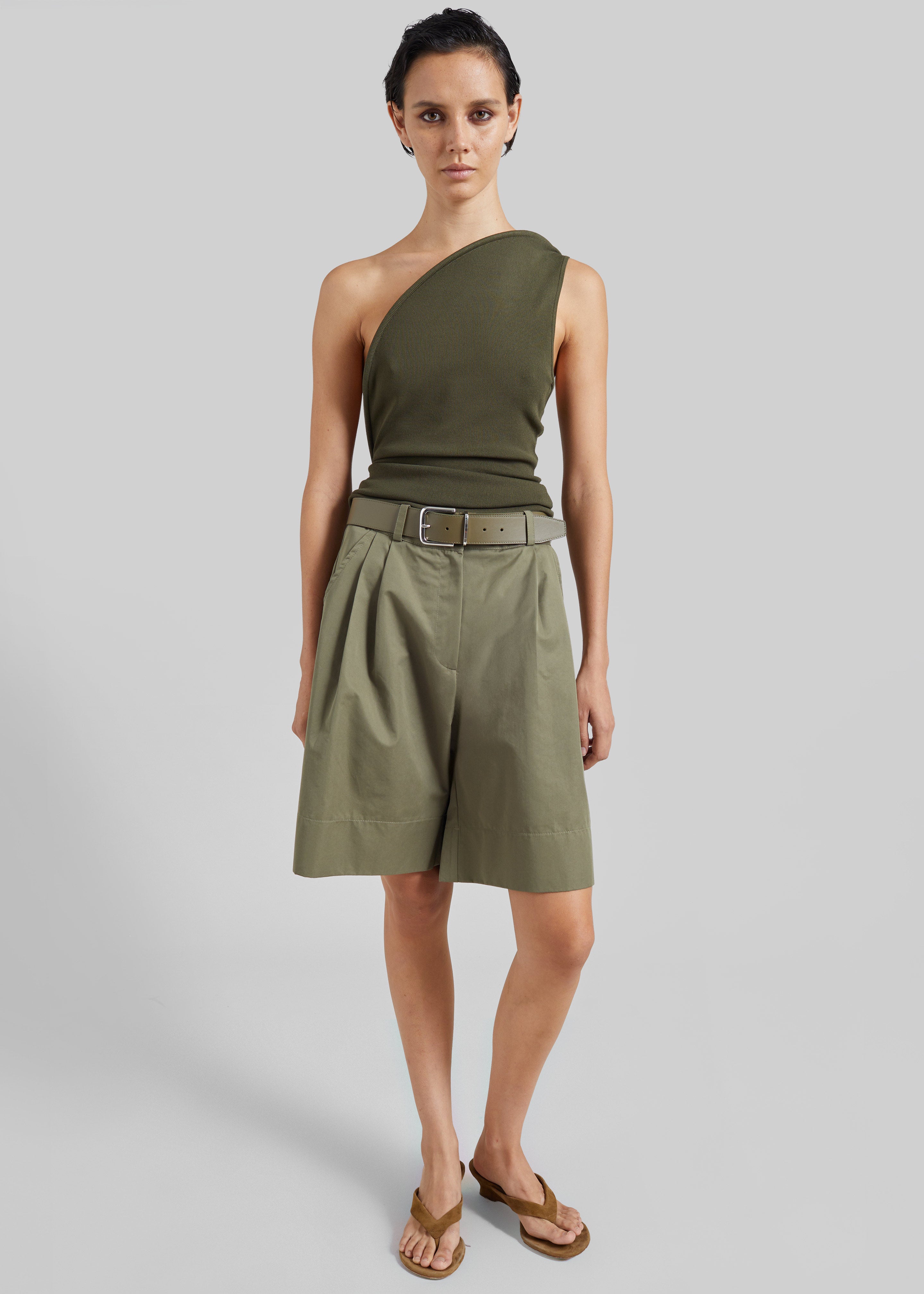 Christopher Esber Concave Wired Top - Kombu Green - 6