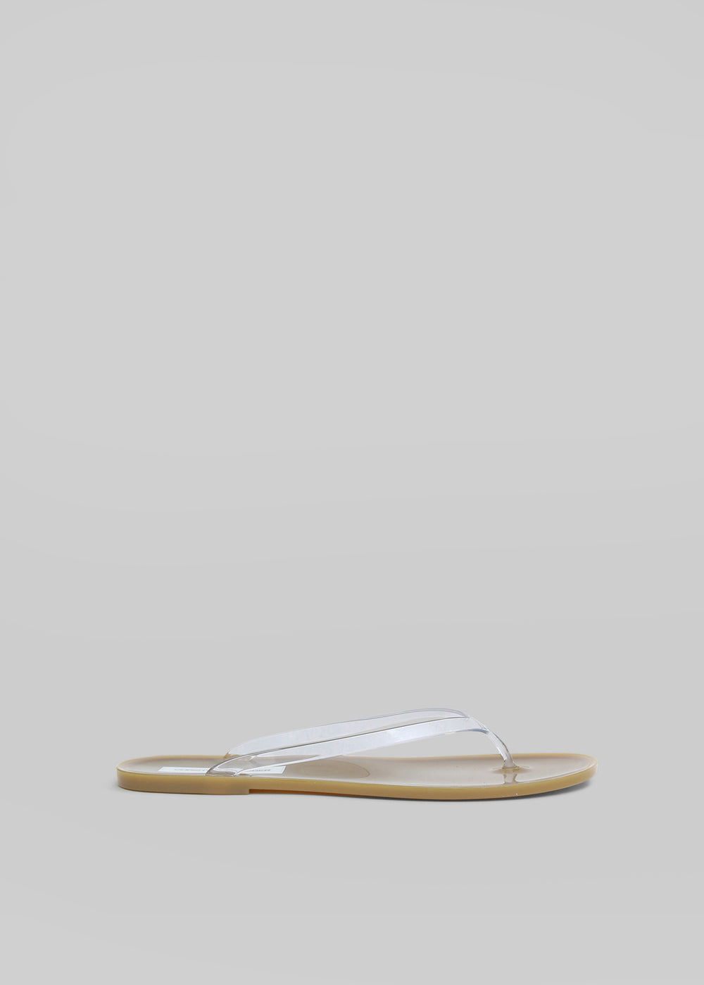 Christopher Esber Jo Flip Flops - Khaki/Clear - 1