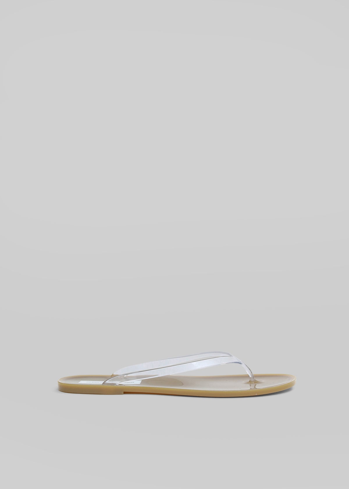 Christopher Esber Jo Flip Flops - Khaki/Clear - 2