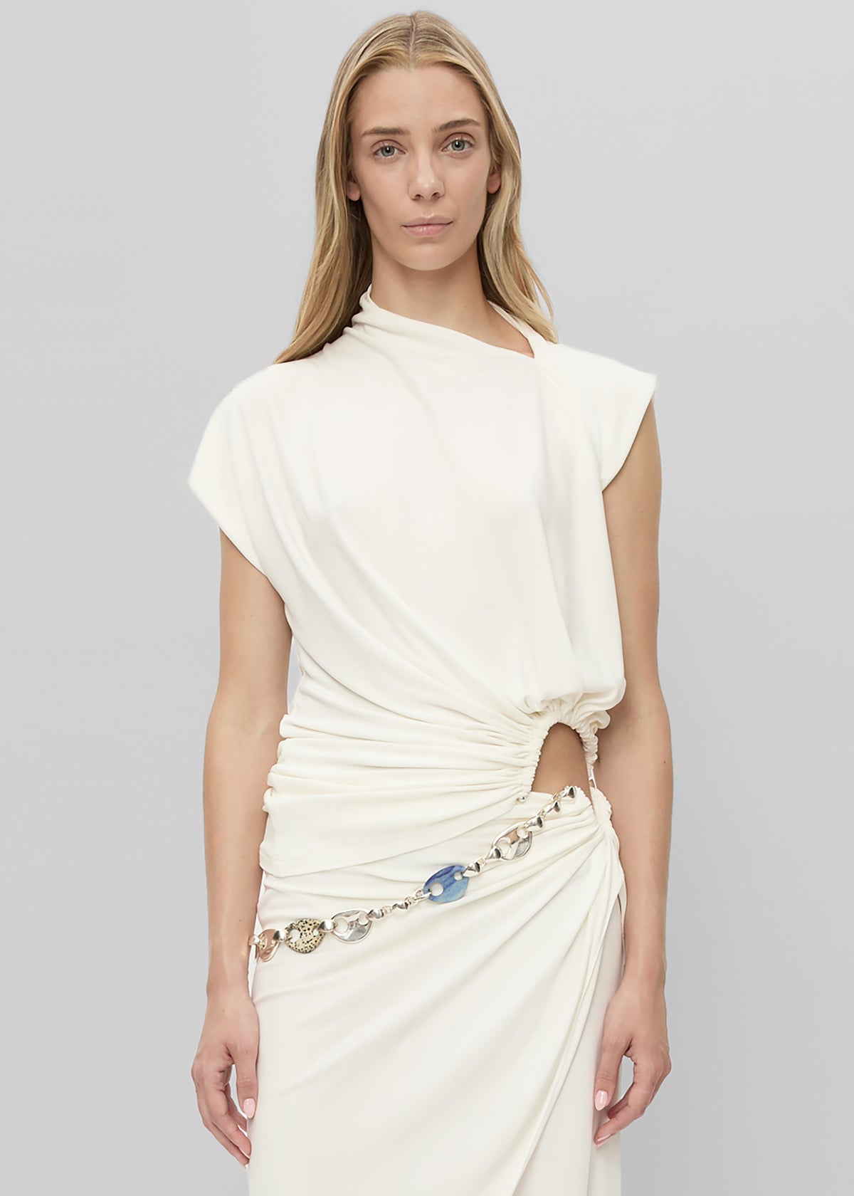 Christopher Esber Manto Jersey Tee - White - 1