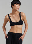 Christopher Esber Minuscule Knit Bra - Black