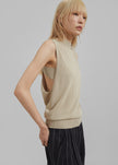 Christopher Esber Petra Knit Cutaway Vest - Siltstone