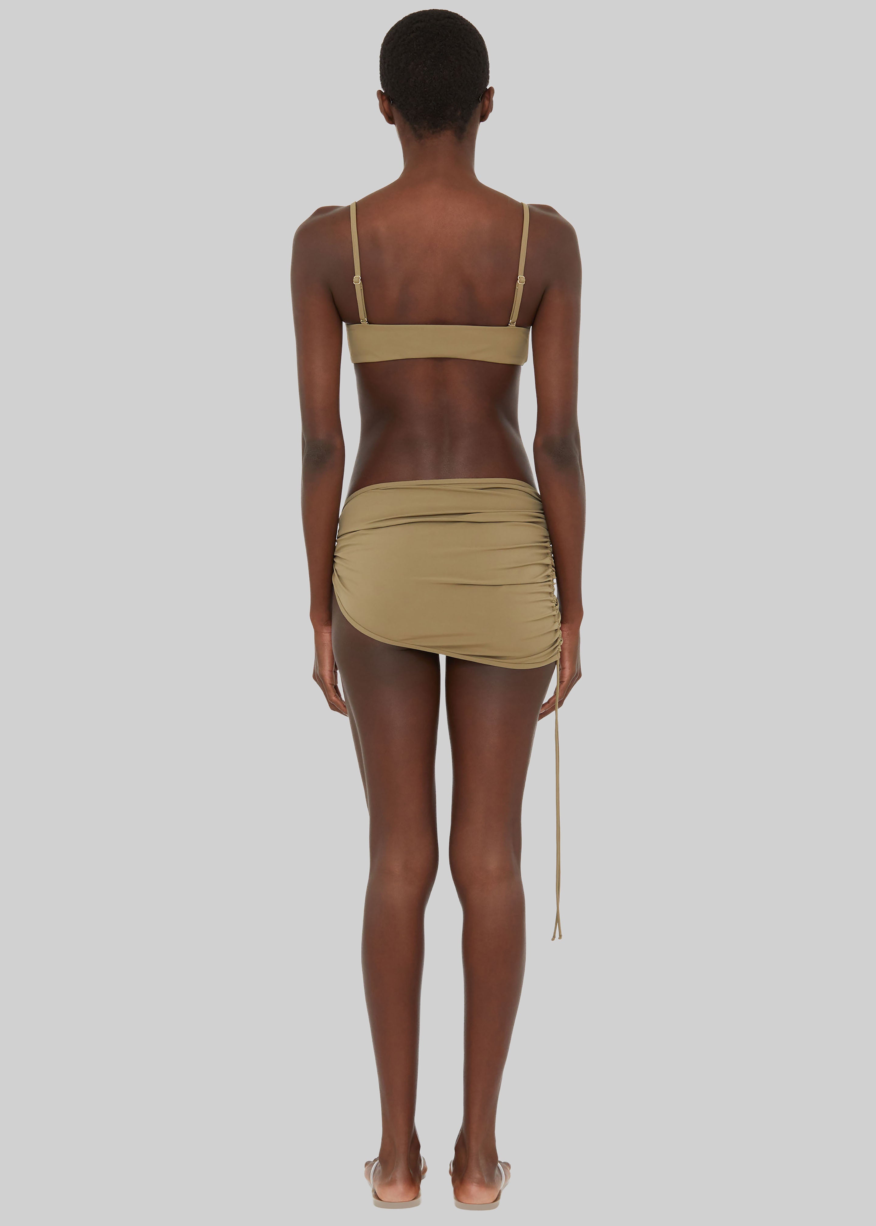 Christopher Esber Ruched Orbit Skirt Briefs - Eucalypt - 9