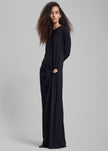 Christopher Esber Ruched Twisted Long Sleeve Dress - Black