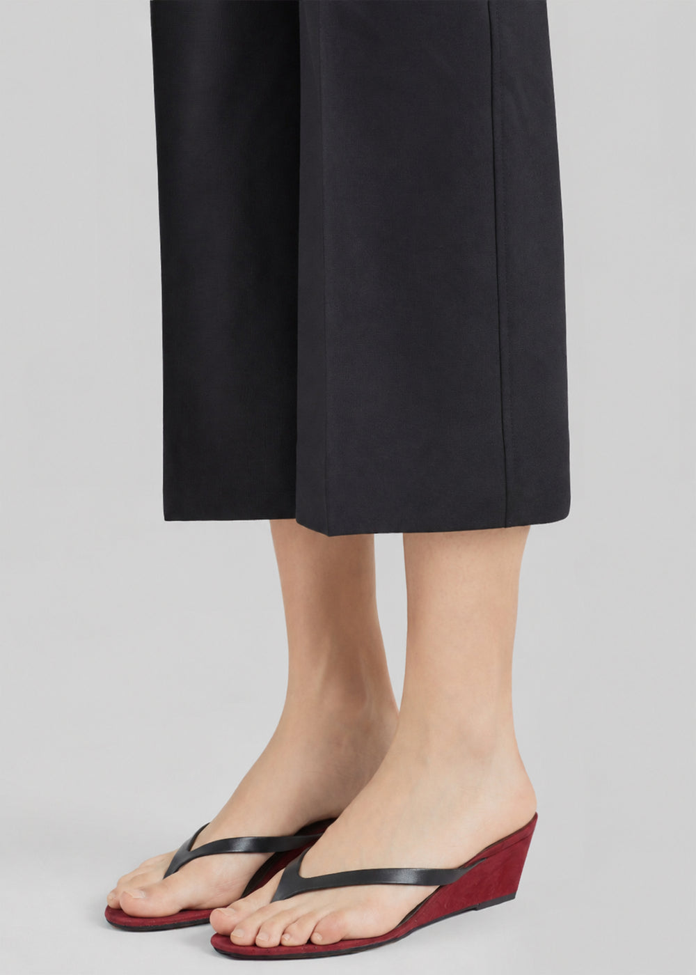 Christopher Esber Scala Cork Wedges - Flame/Black - 1