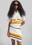 Christopher Esber Stripe Knit Clean Polo - Solaris Stripe
