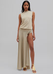 Christopher Esber Talus Tailored Mono Skirt - Taupe