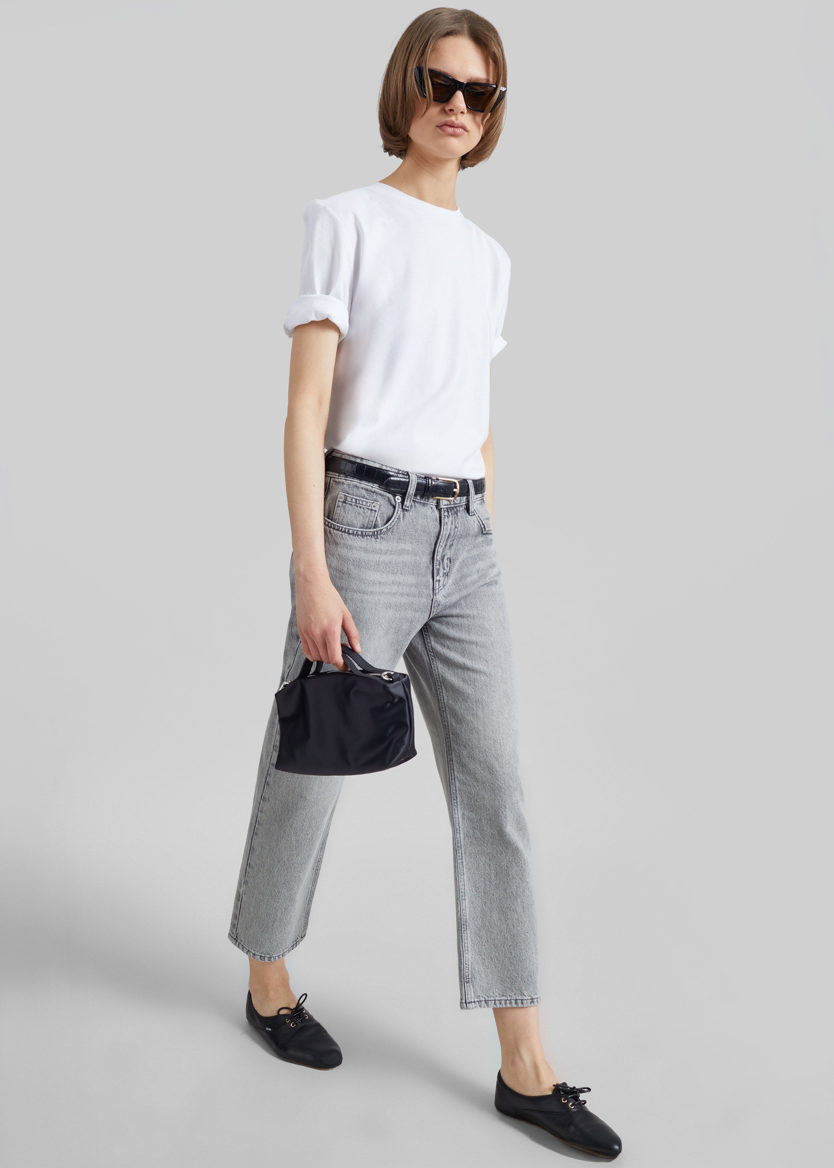 Cig Straight Jeans - Grey Wash - 1