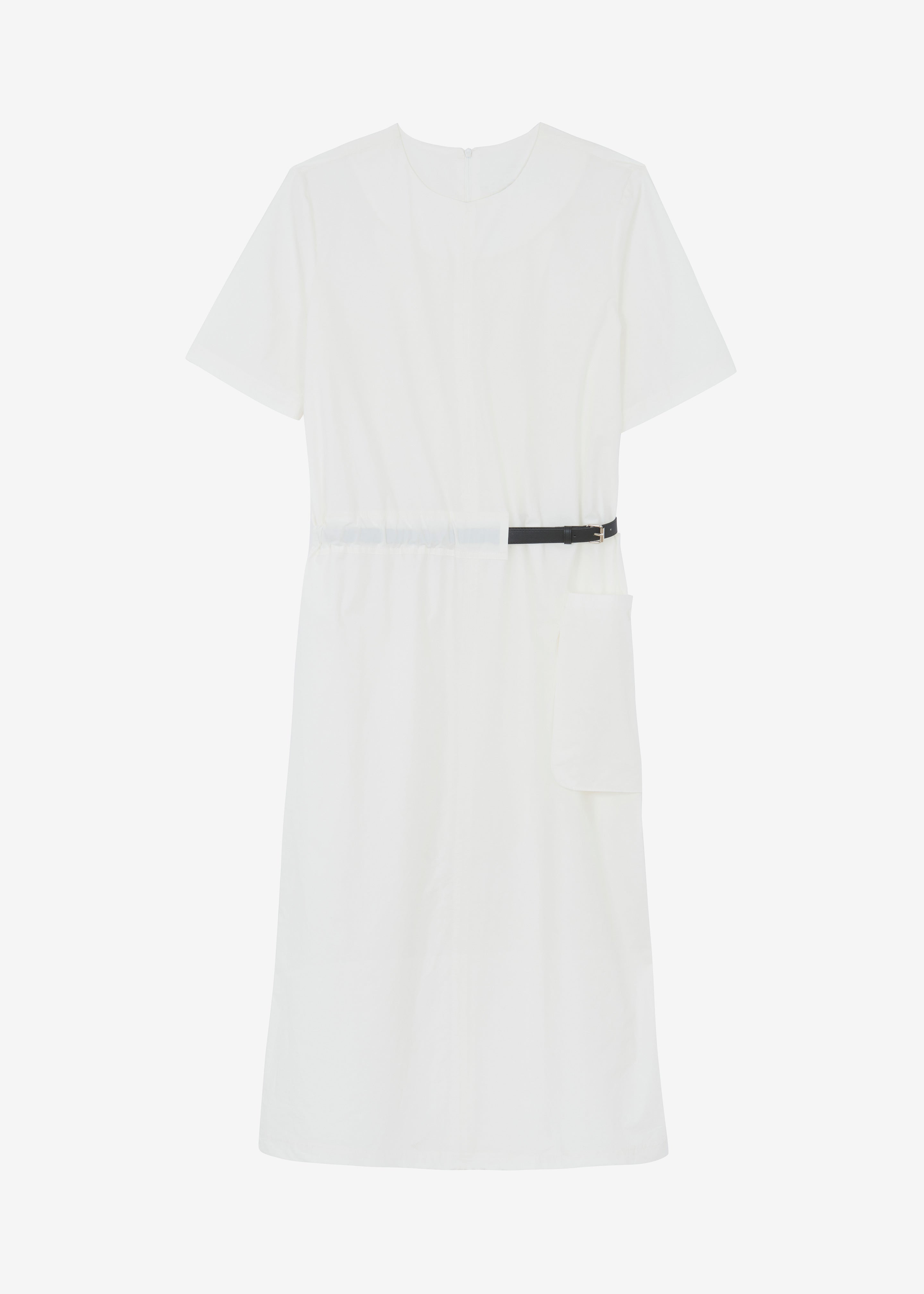 Claire Belted Maxi Dress - White - 9