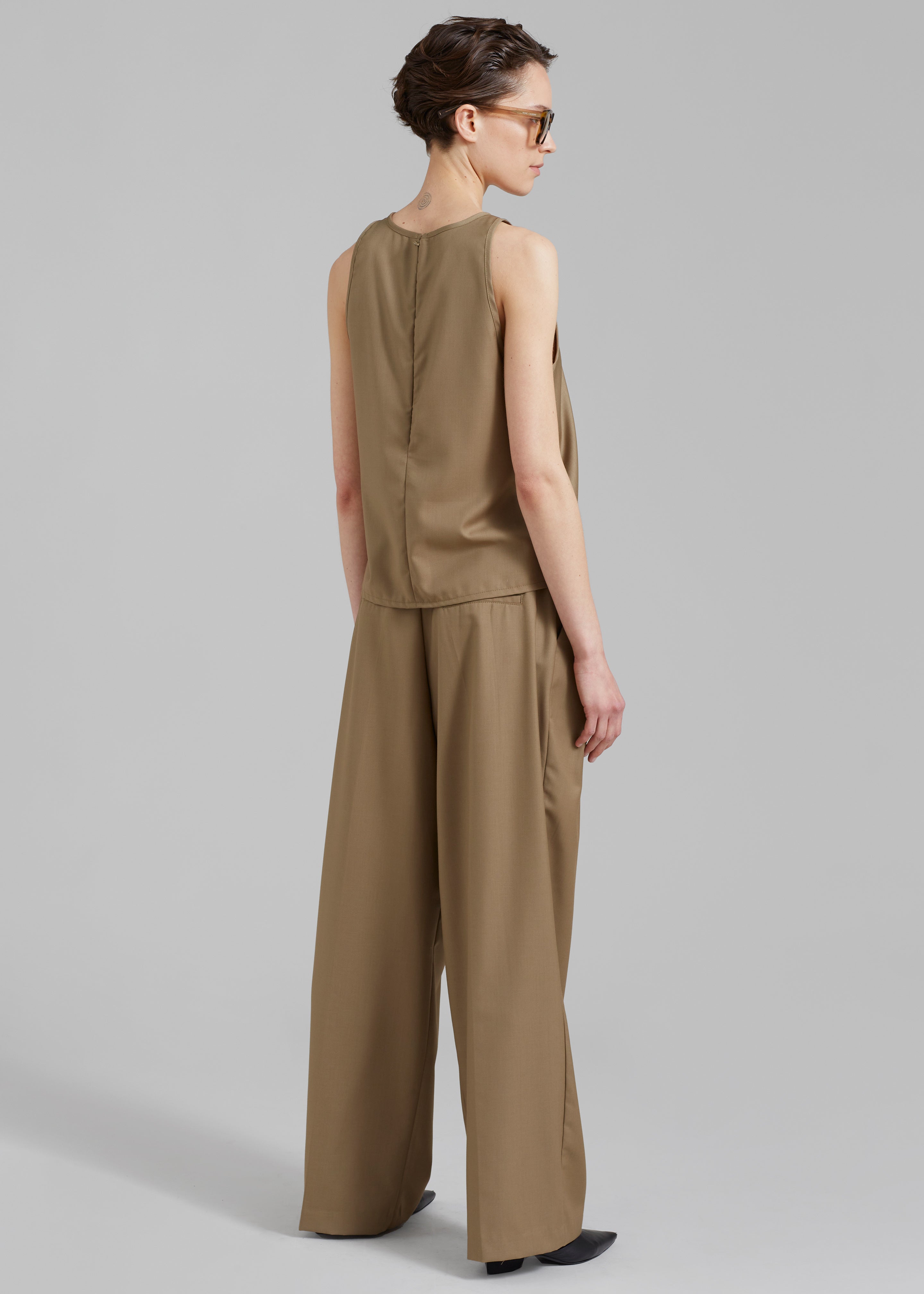 Clay Belted Pants - Desert Taupe - 16