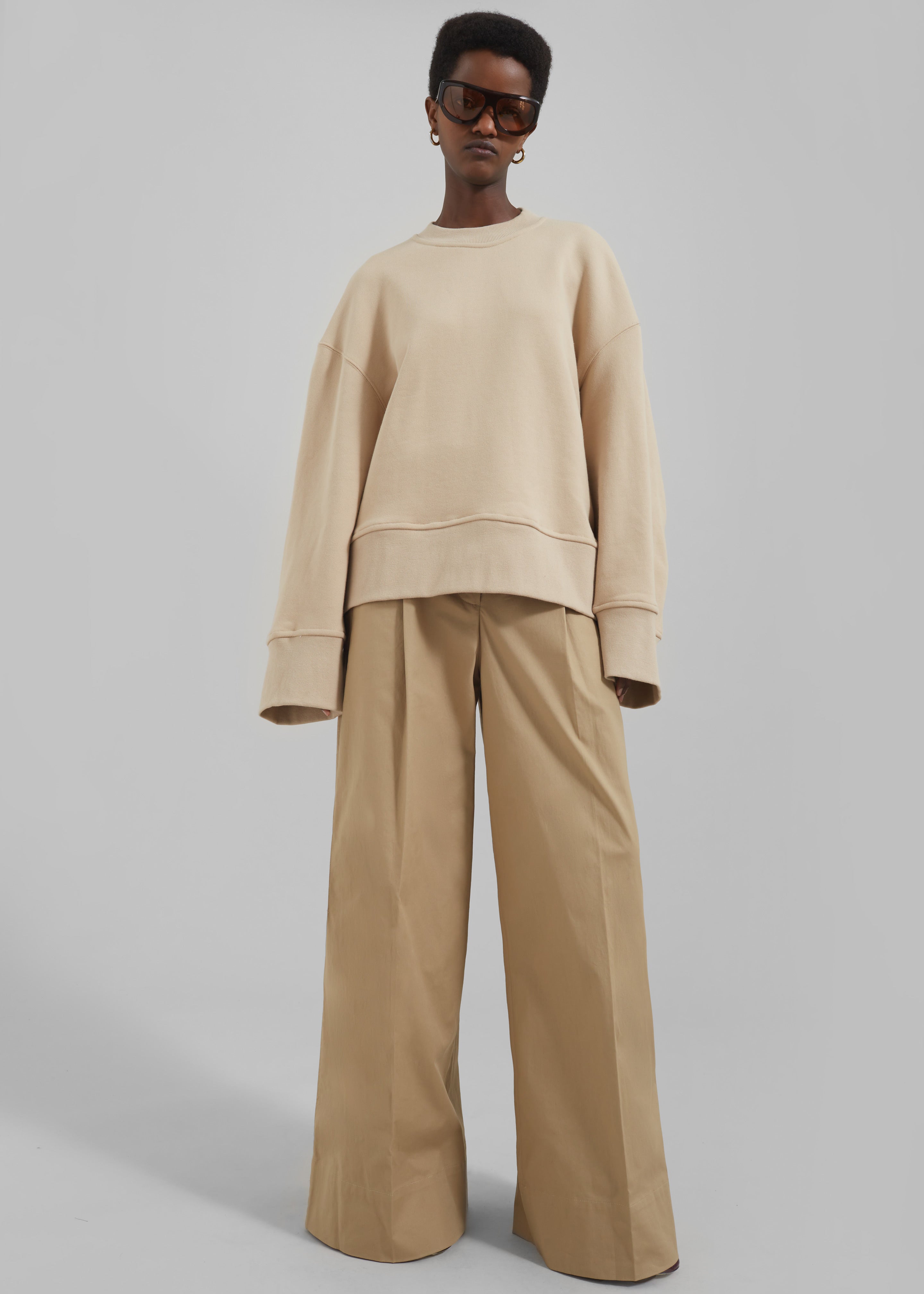 Clea Sweatshirt - Beige - 2