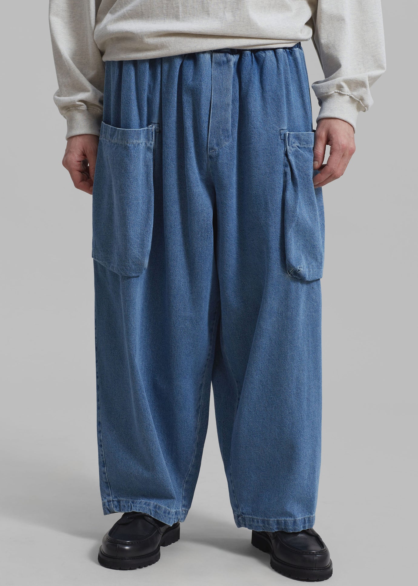 Cliff Denim Balloon Pants - Black – The Frankie Shop