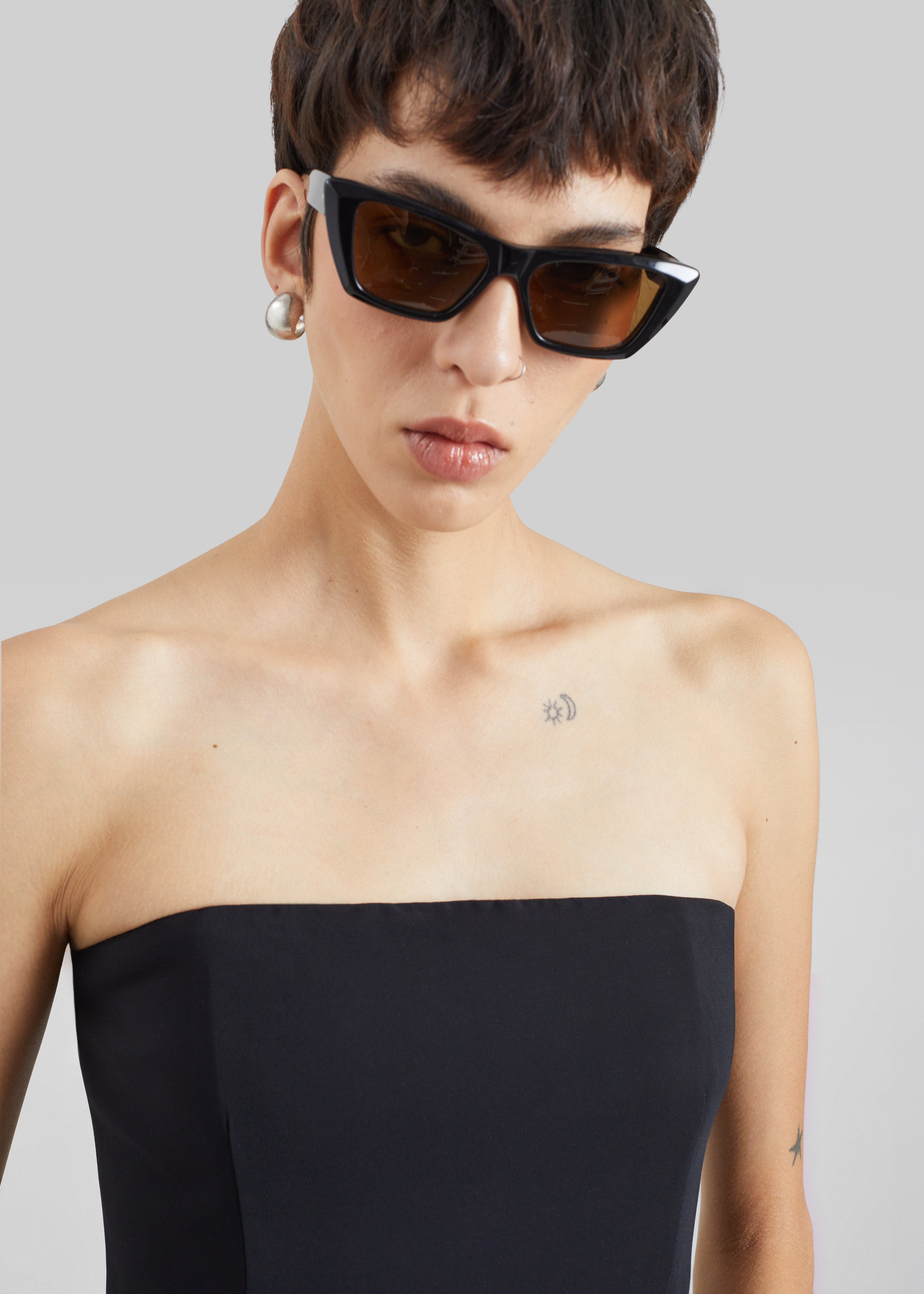 CO Bustier Top - Black - 3