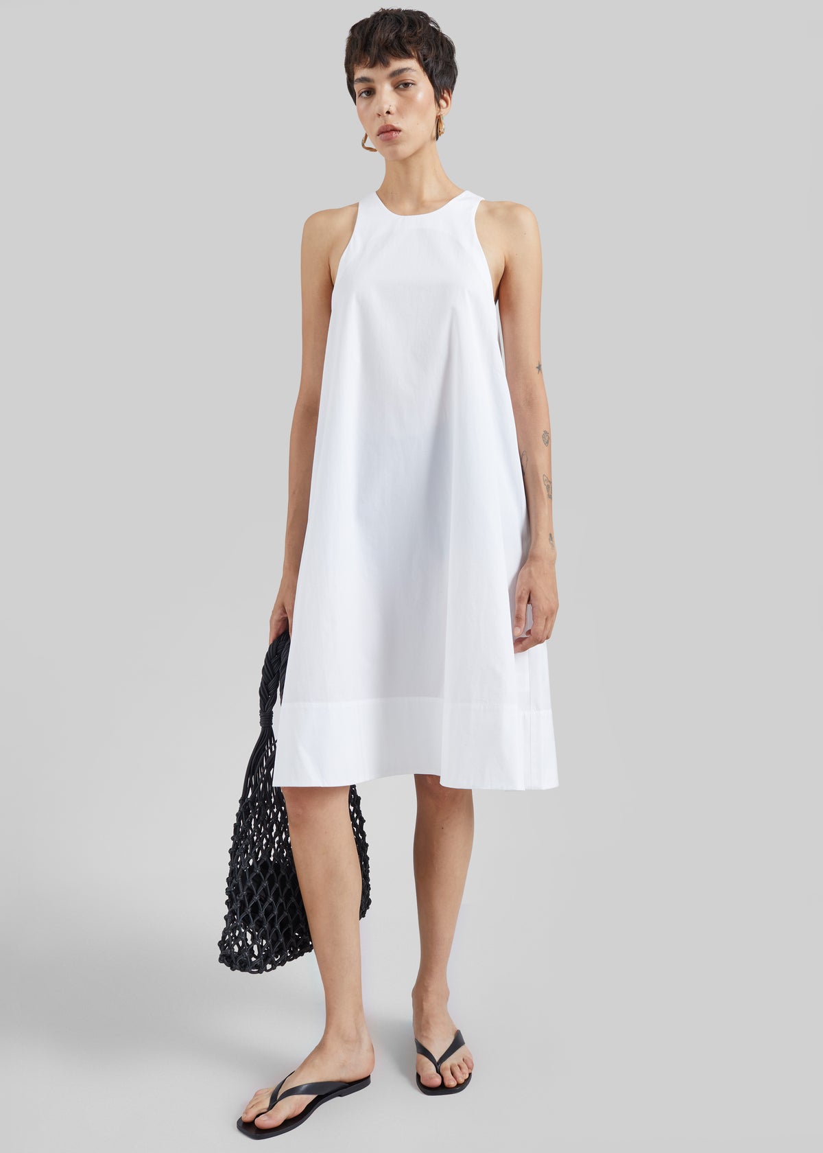 CO Crewneck A-line Dress