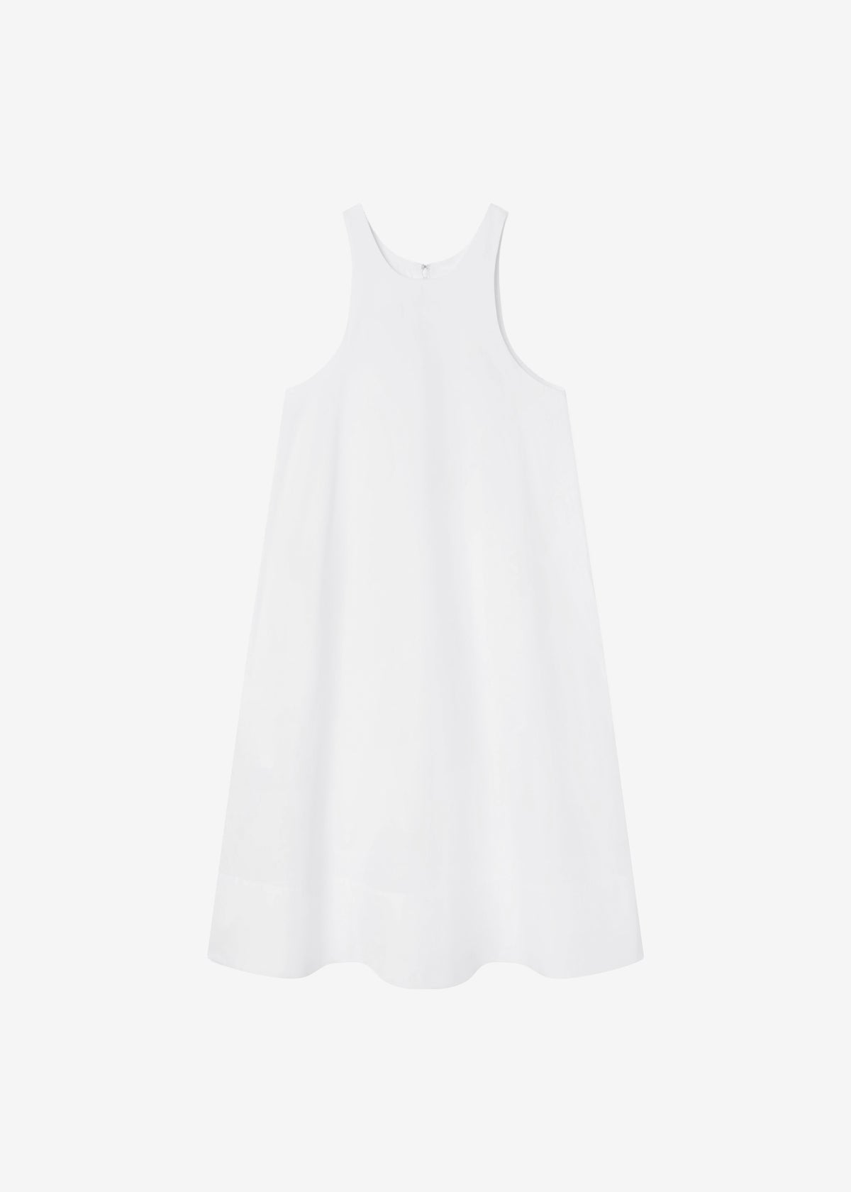 CO Crewneck A-line Dress - White - 6