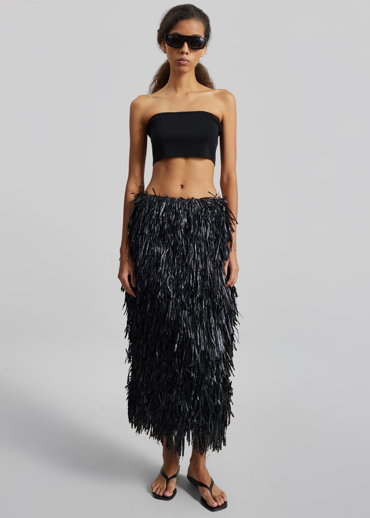 CO Fringe Skirt - Black - 3