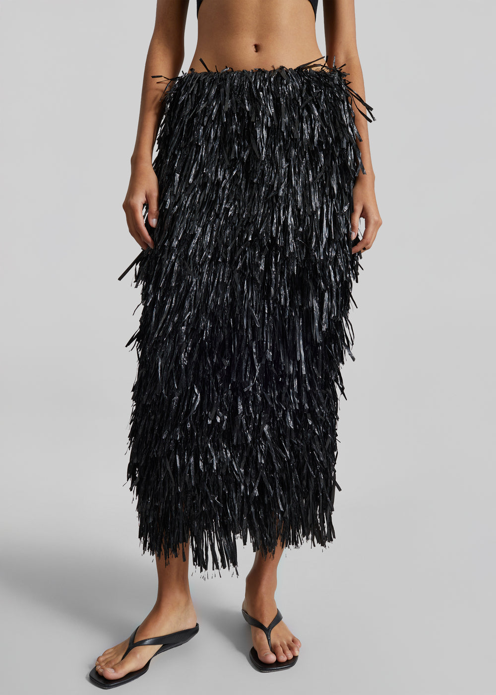 CO Fringe Skirt - Black - 1