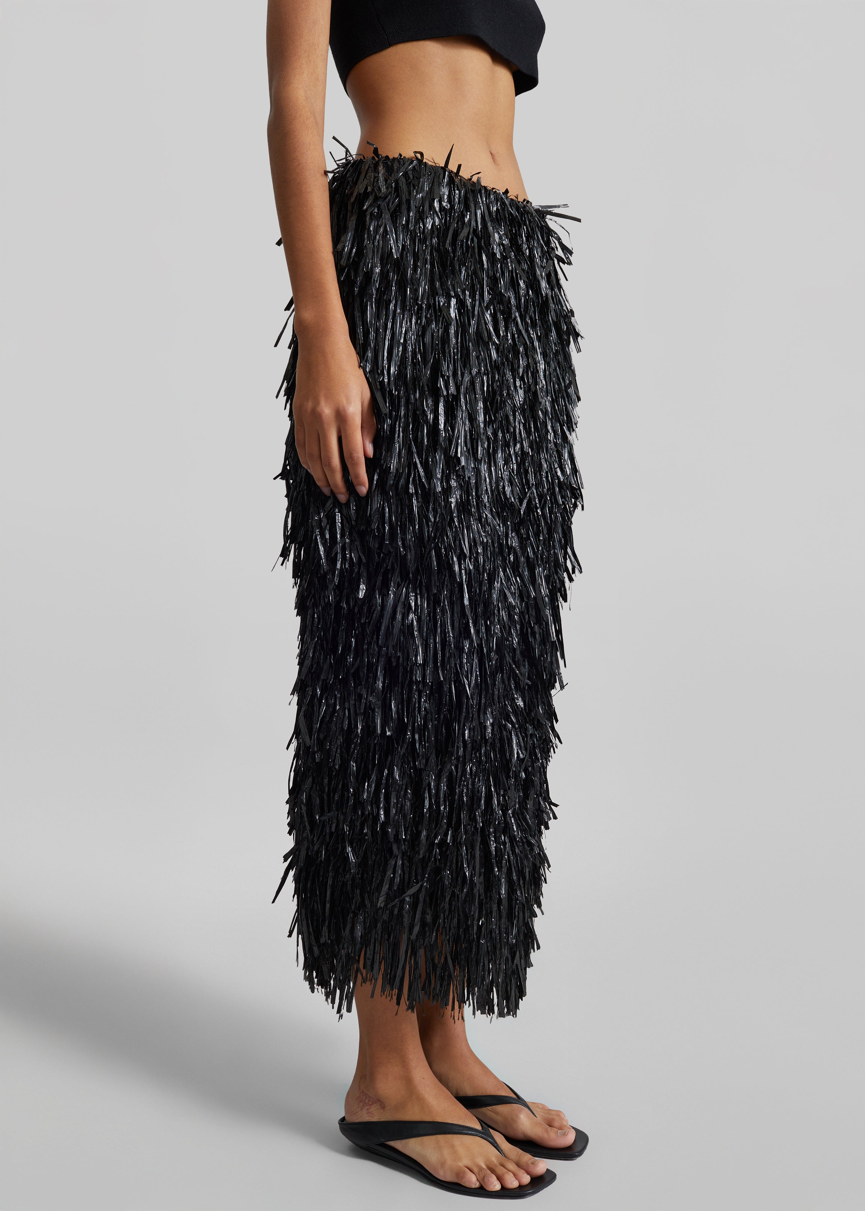 CO Fringe Skirt - Black - 5