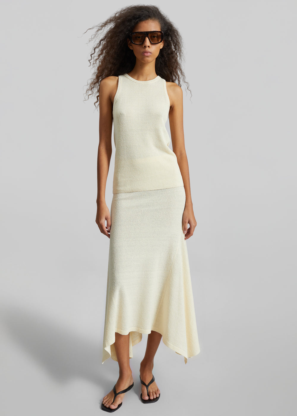 CO Knit Skirt - Cream