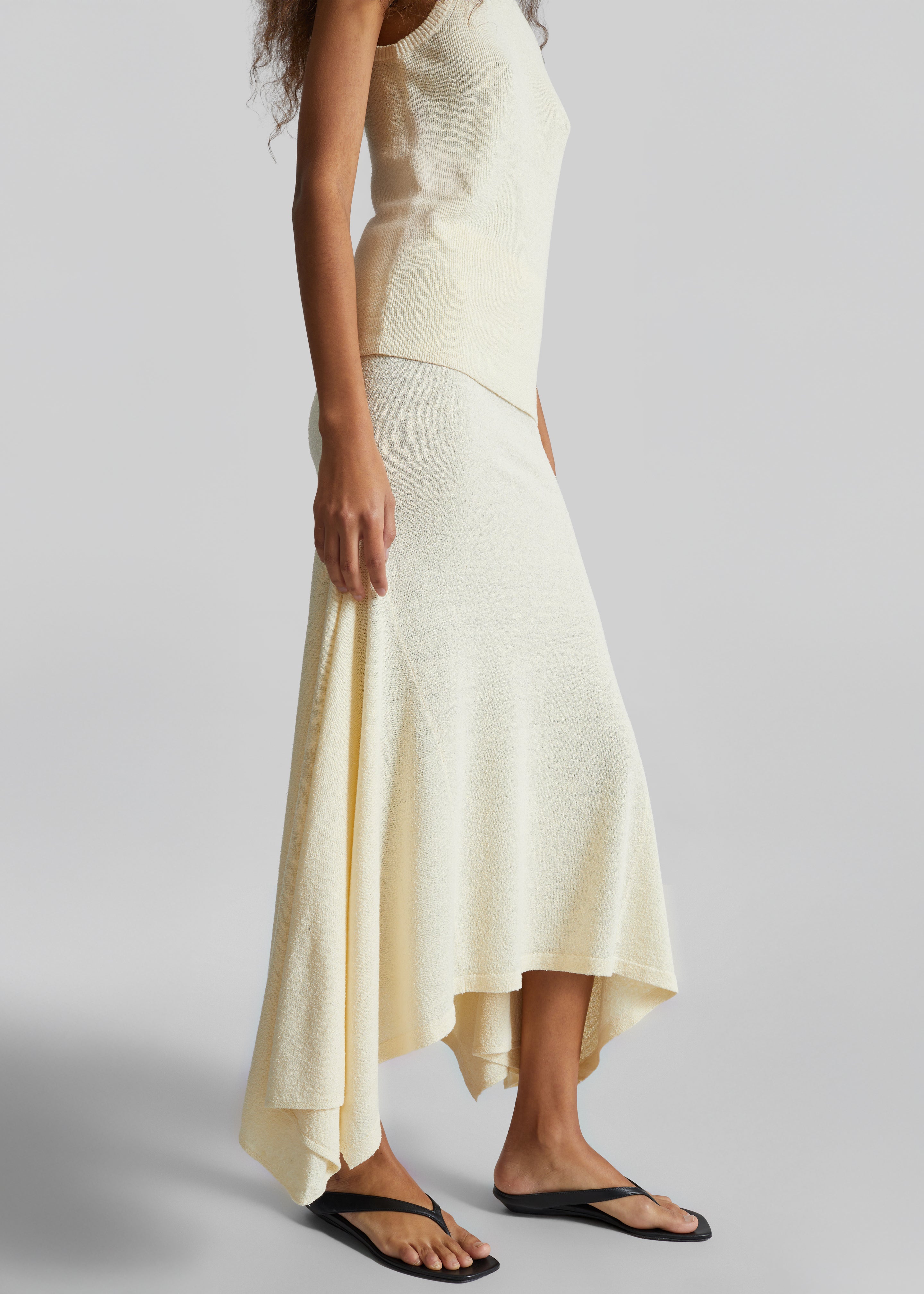 CO Knit Skirt - Cream - 2