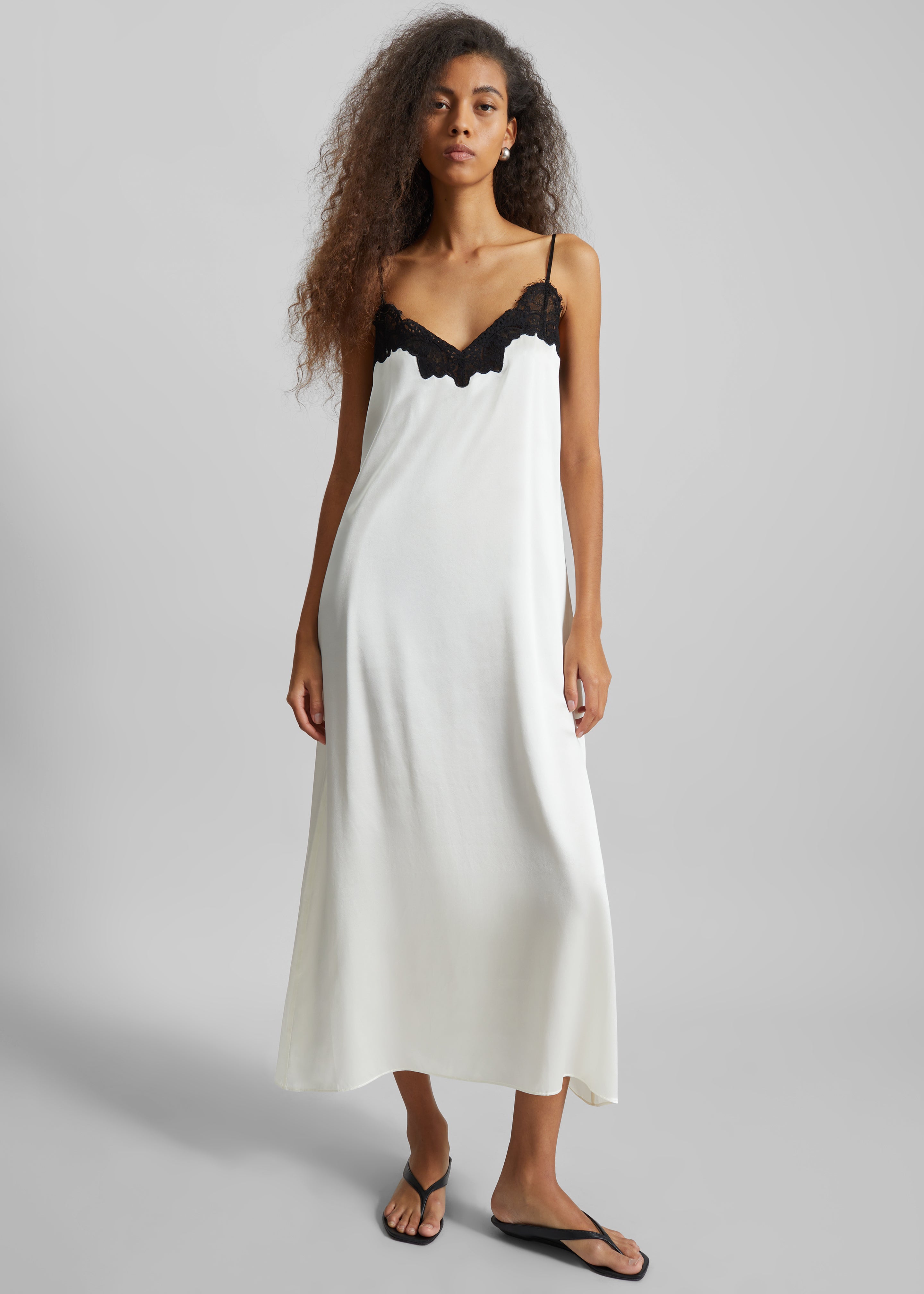 CO Lace Cami Dress - Ivory – The Frankie Shop
