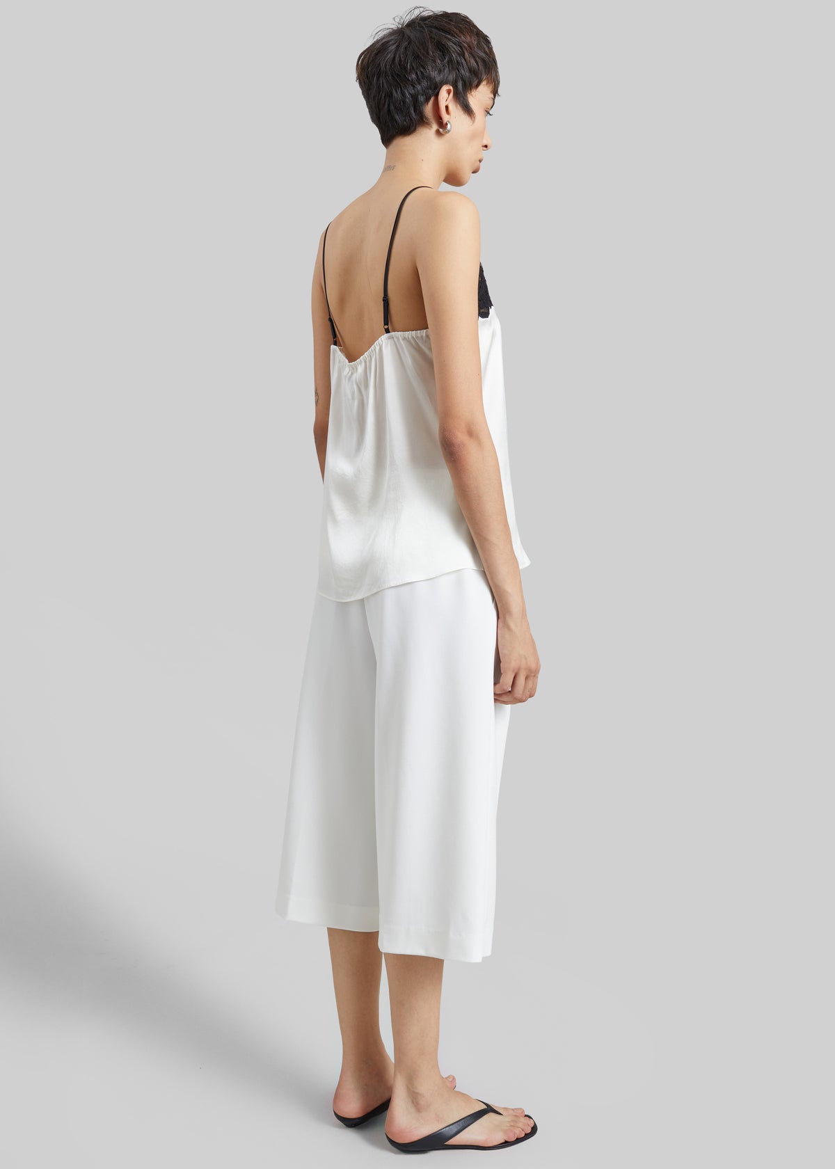 CO Lace Silk Camisole - Ivory - 5