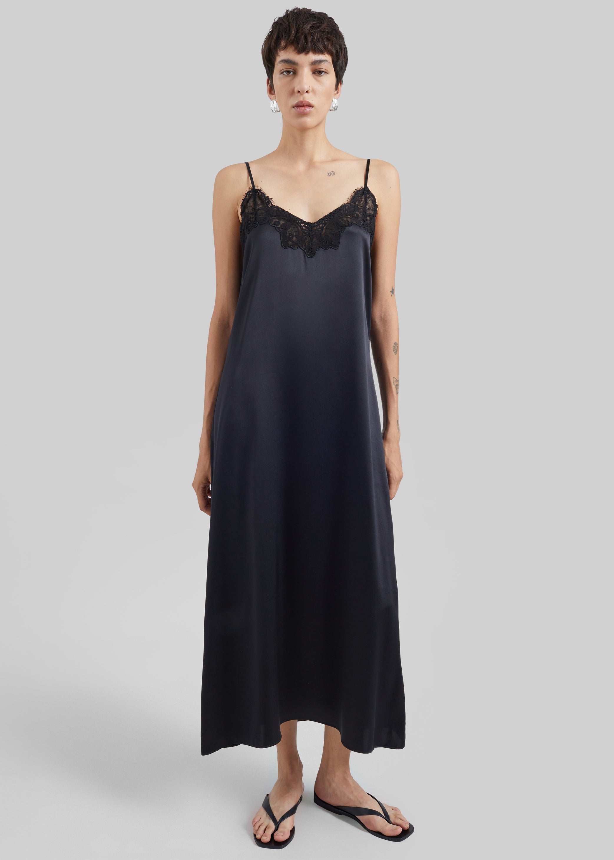 Shop the look image for CO Lace Cami Dress - Black