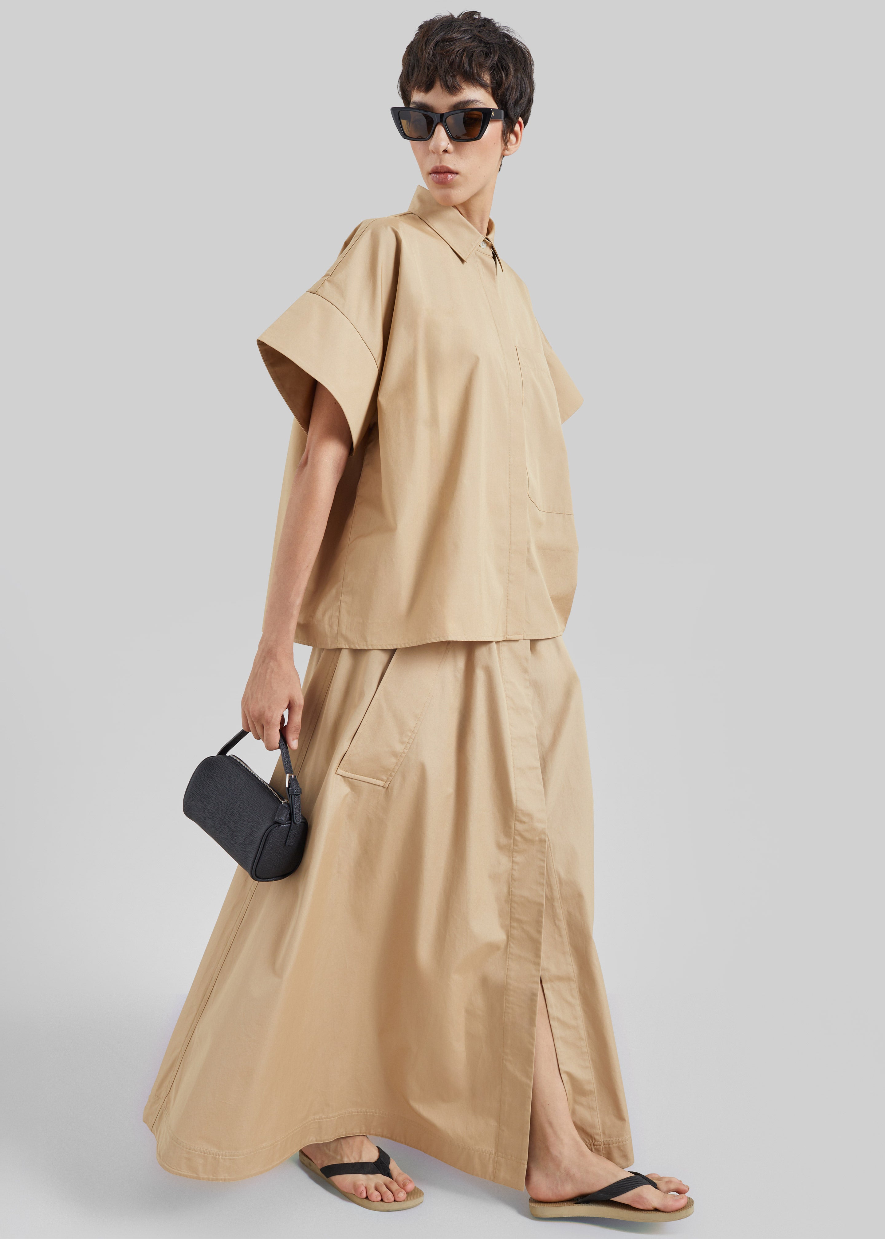 CO Parachute Skirt - Camel – The Frankie Shop