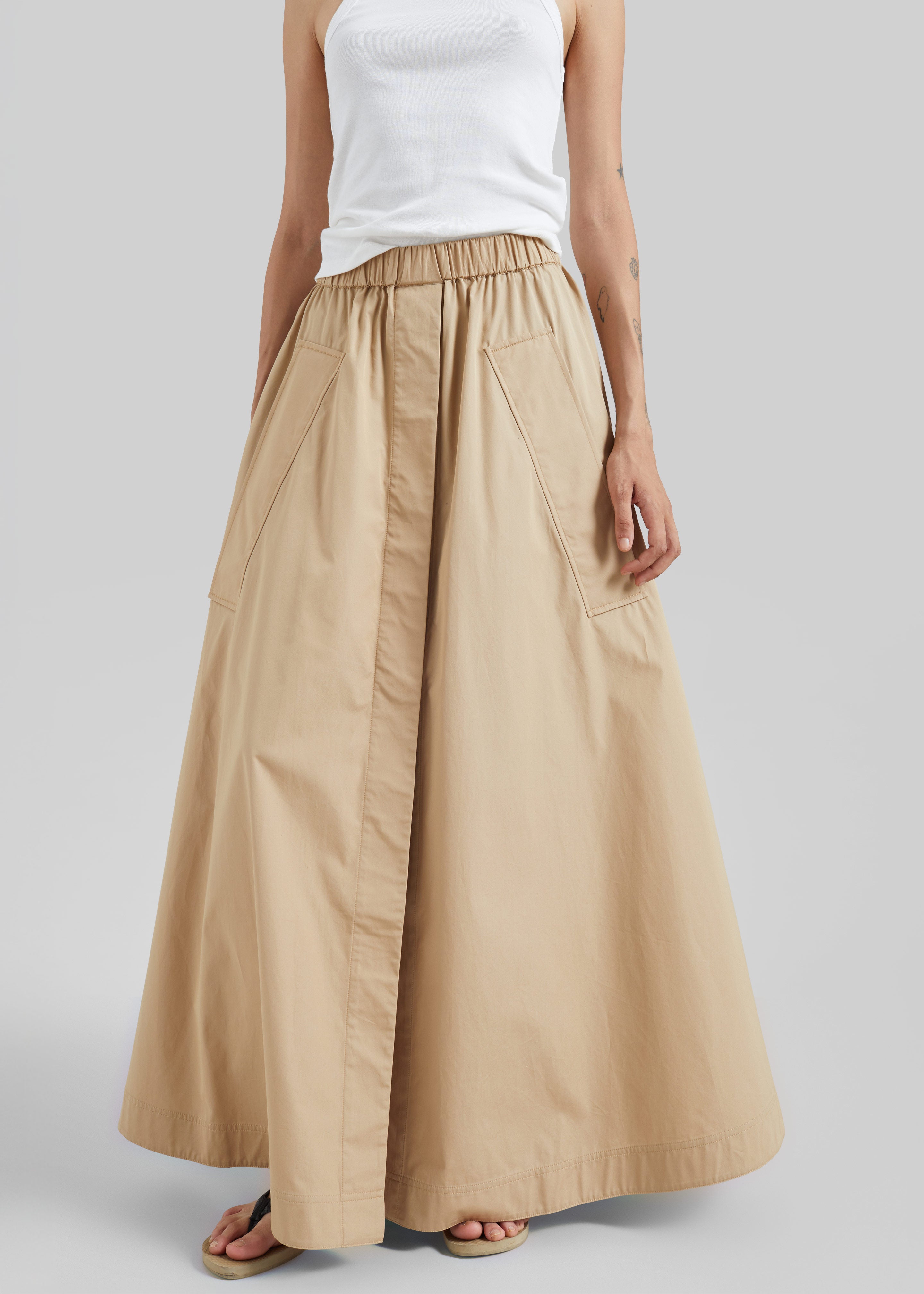 CO Parachute Skirt - Camel - 3