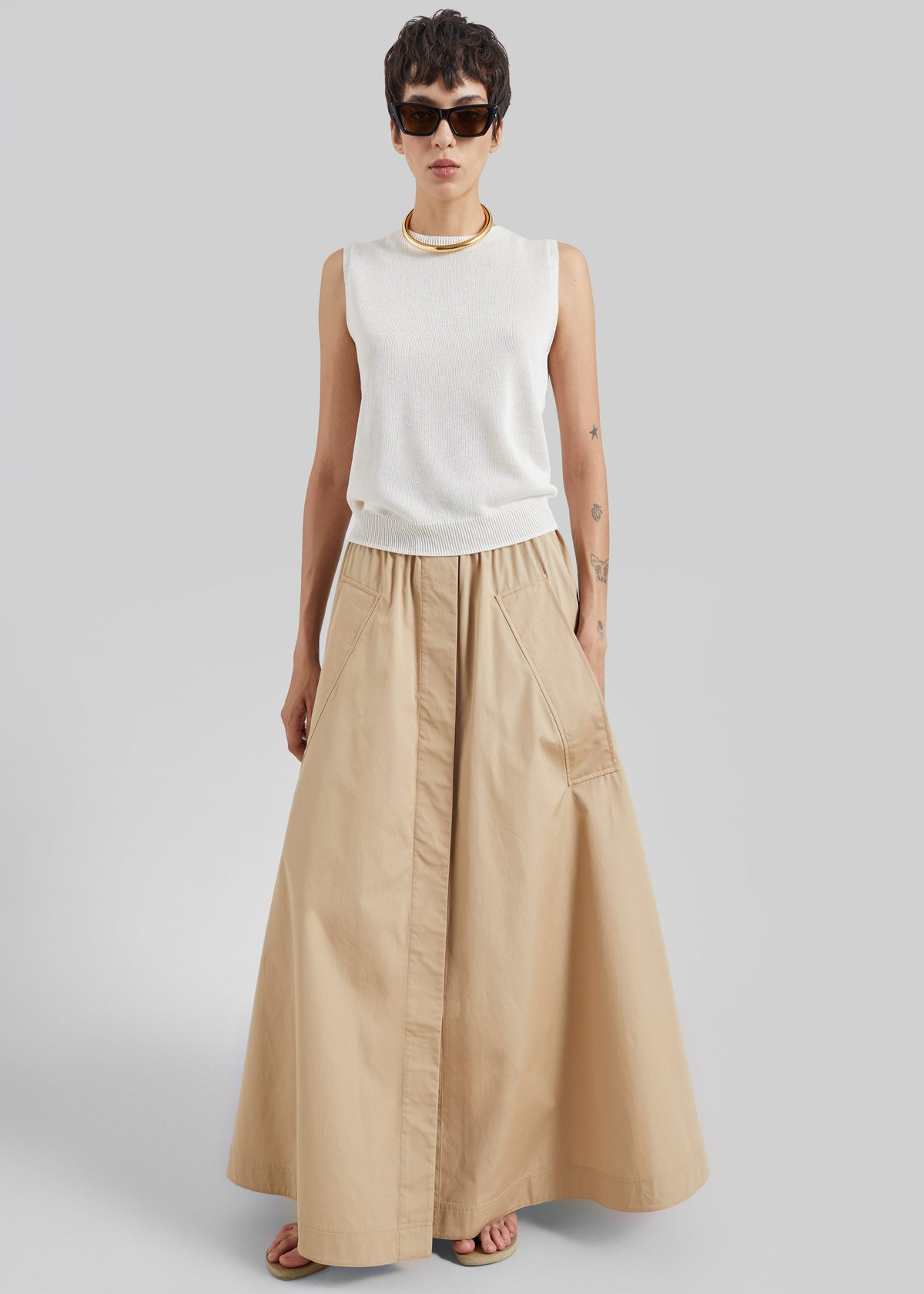 CO Parachute Skirt - Camel - 4