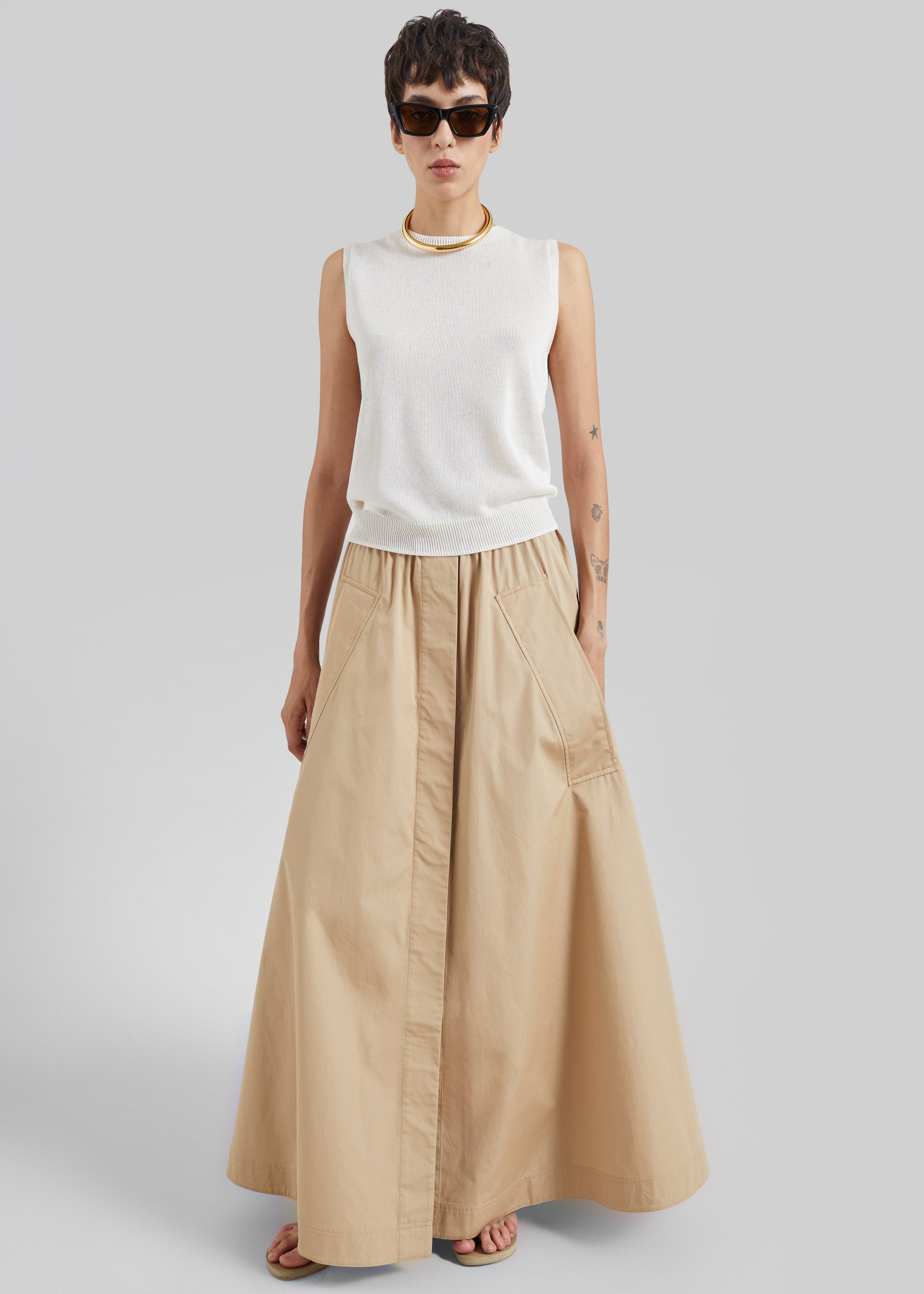 CO Parachute Skirt - Camel - 4